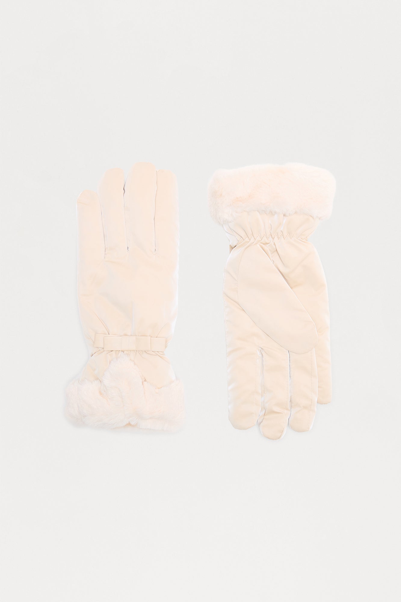 Frosty Fun Gloves - Nude