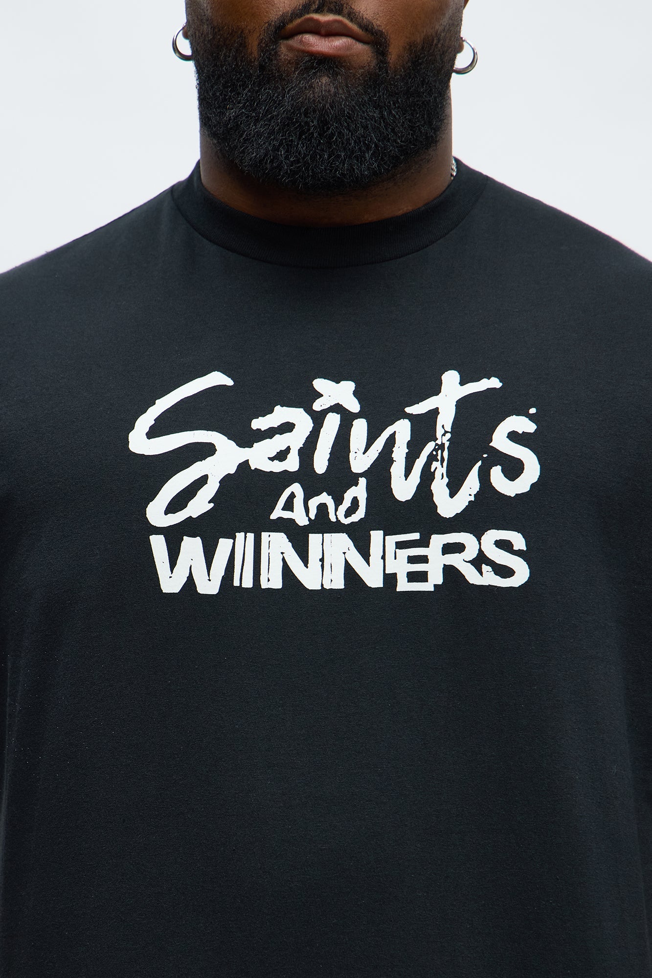 Saints And Winners Short Sleeve Tee - Black