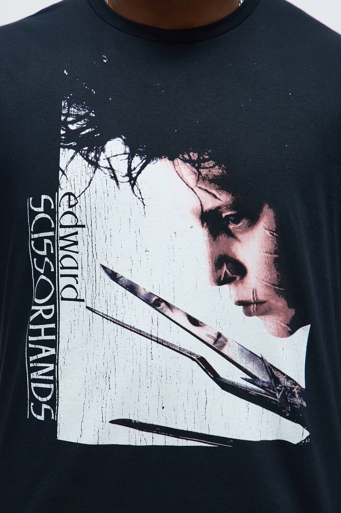 Edward Scissorhands Short Sleeve Tee - Black