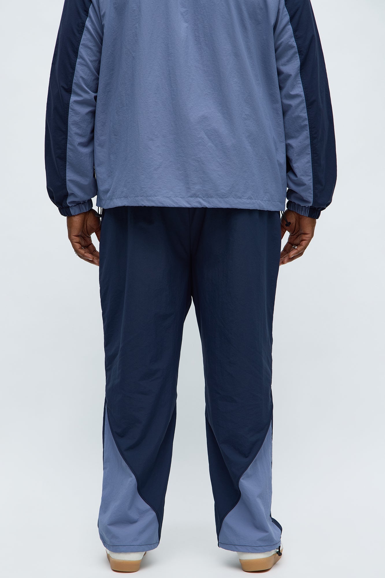 Straight Big Waves Track Pant - Blue