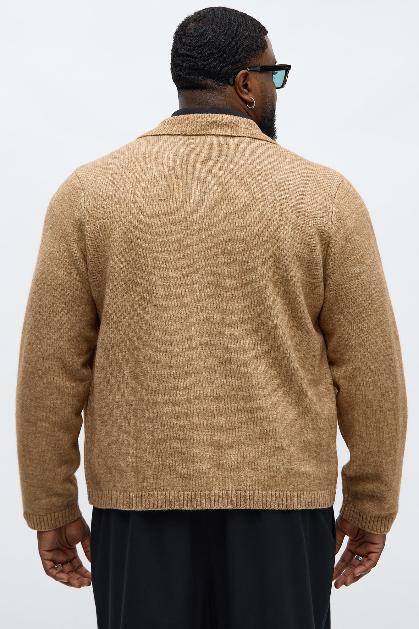 Creeks Sweater Cardigan - LightBrown