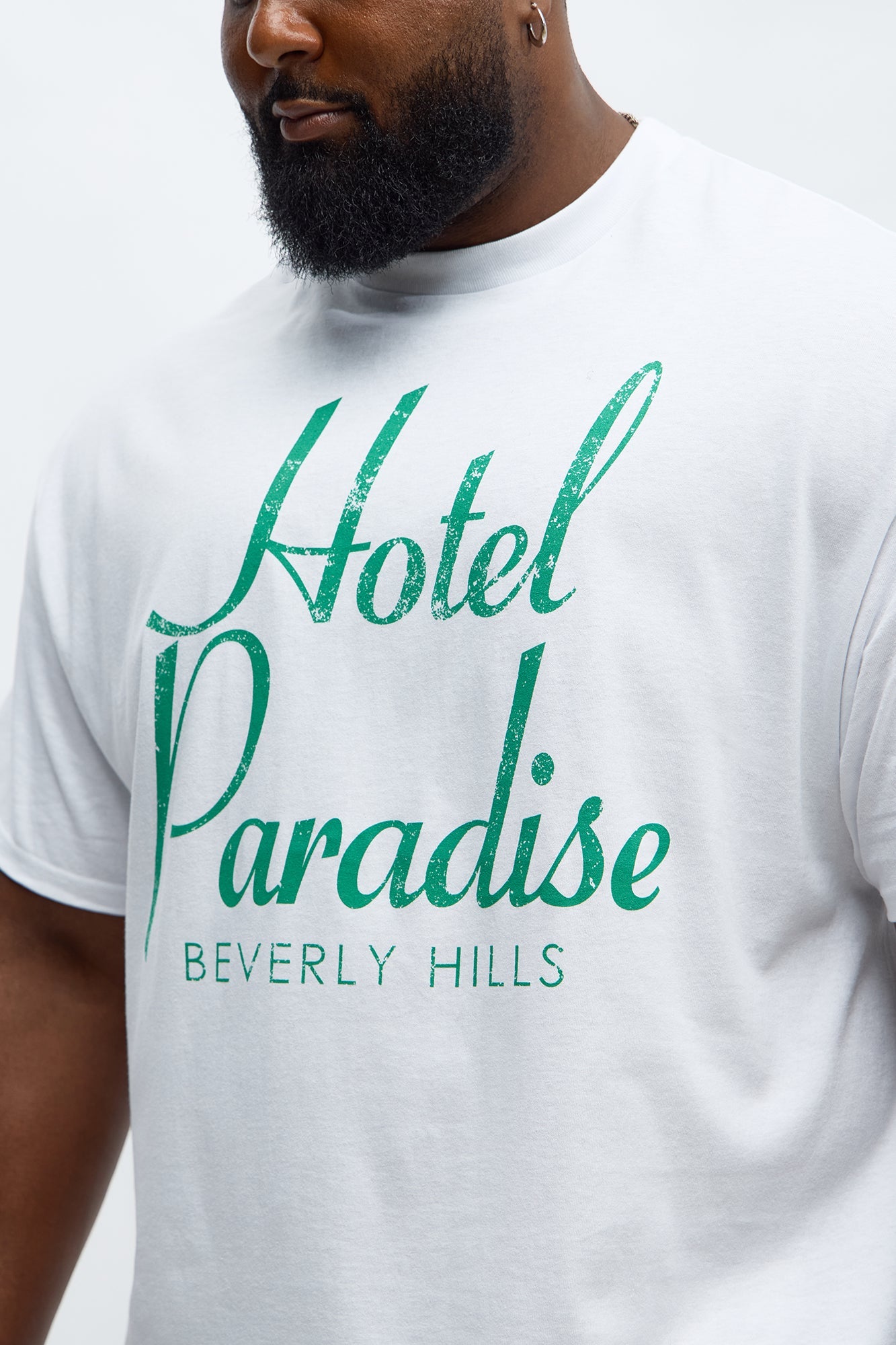 Hotel Paradise Beverly Hill Short Sleeve Tee - White