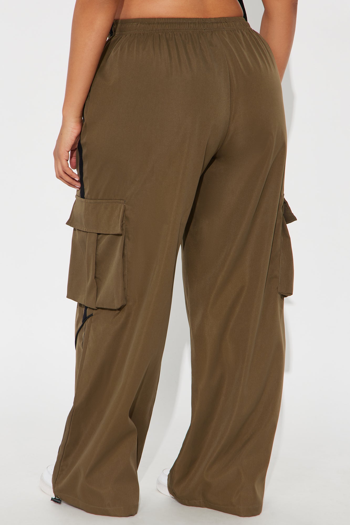 Get To Know Me Cargo Track Pant - Olive/combo