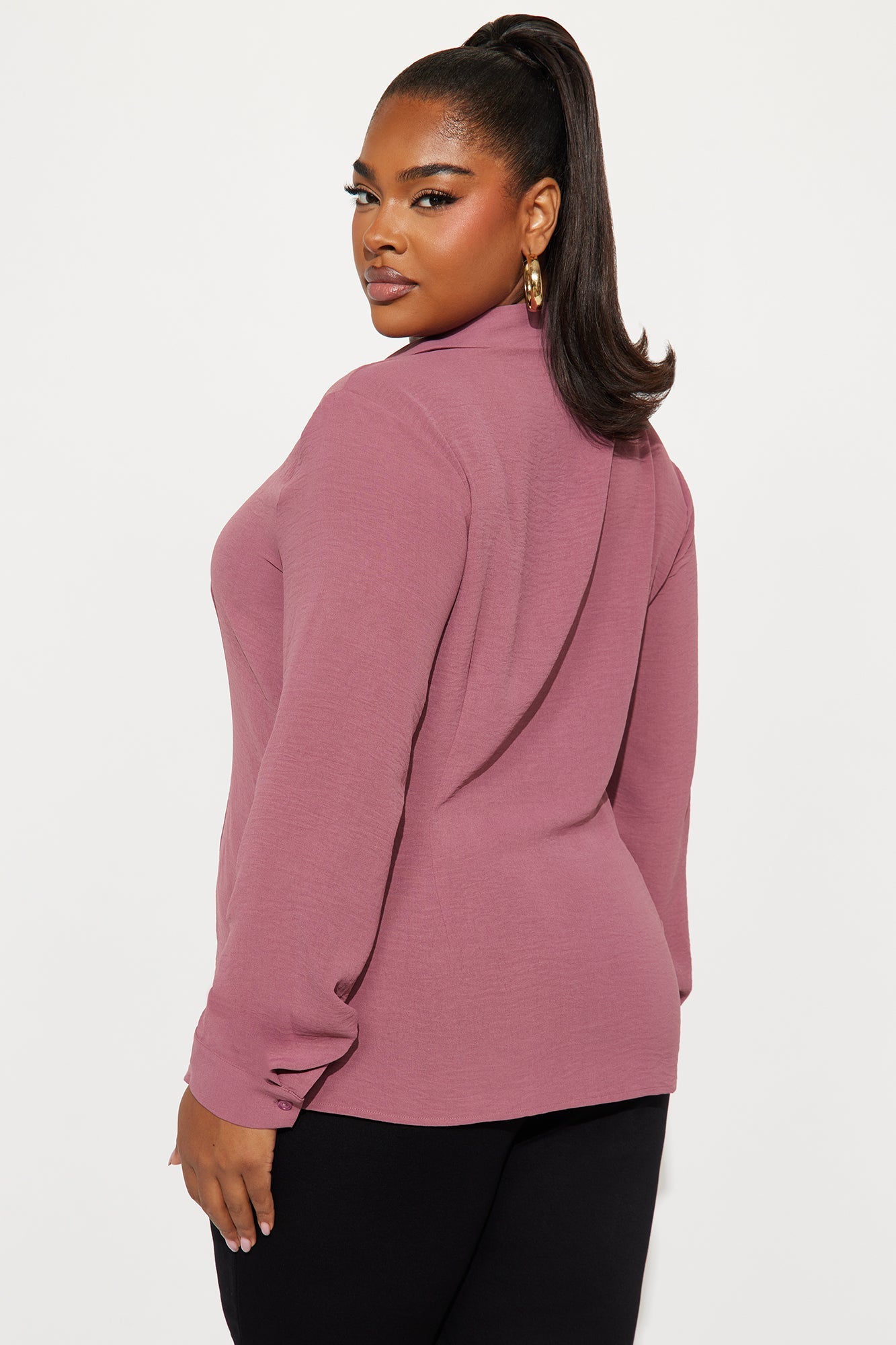 Sweet Escape Airflow Shirt - Mauve