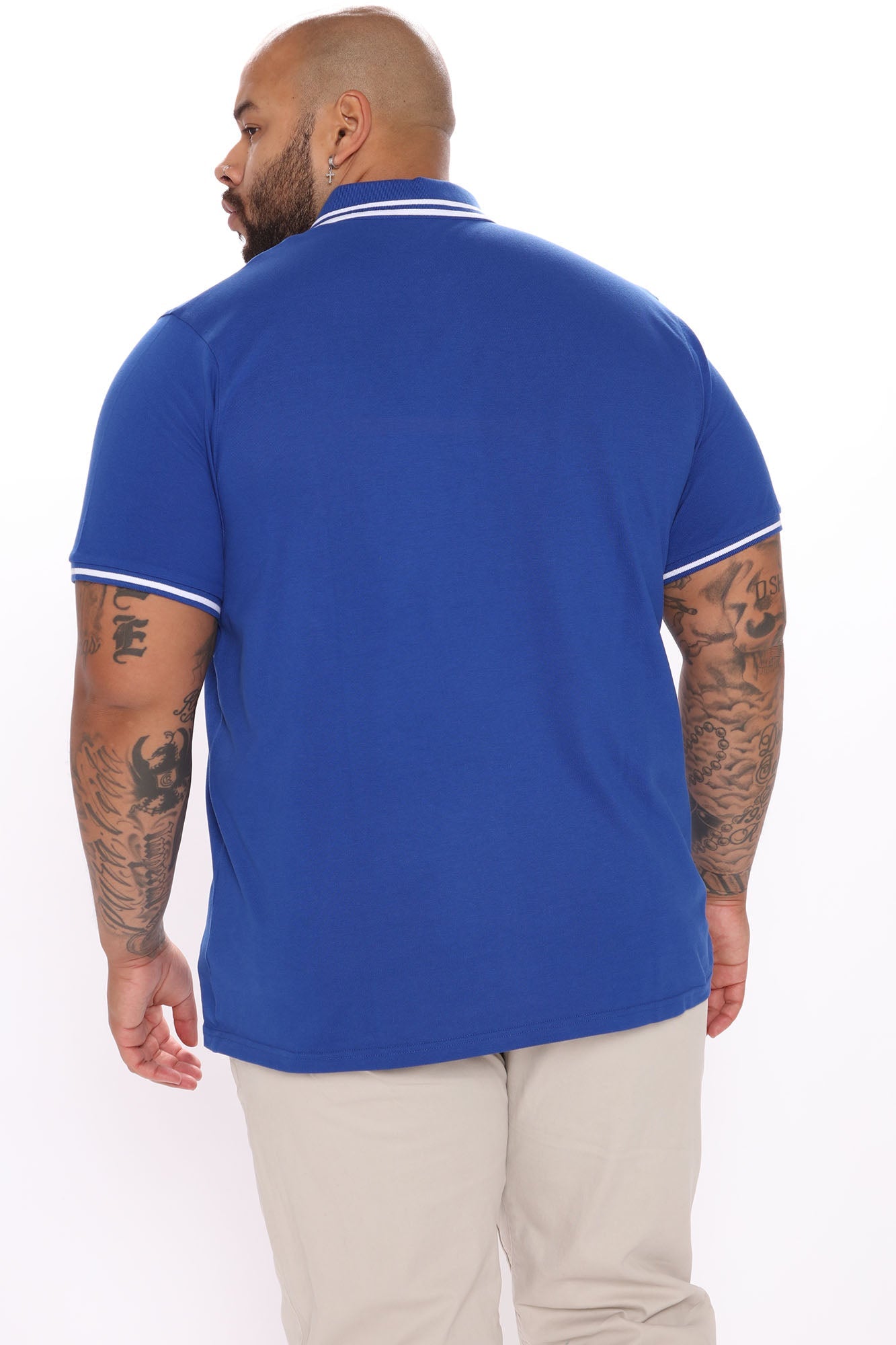 Wilson Short Sleeve Polo - Royal Blue