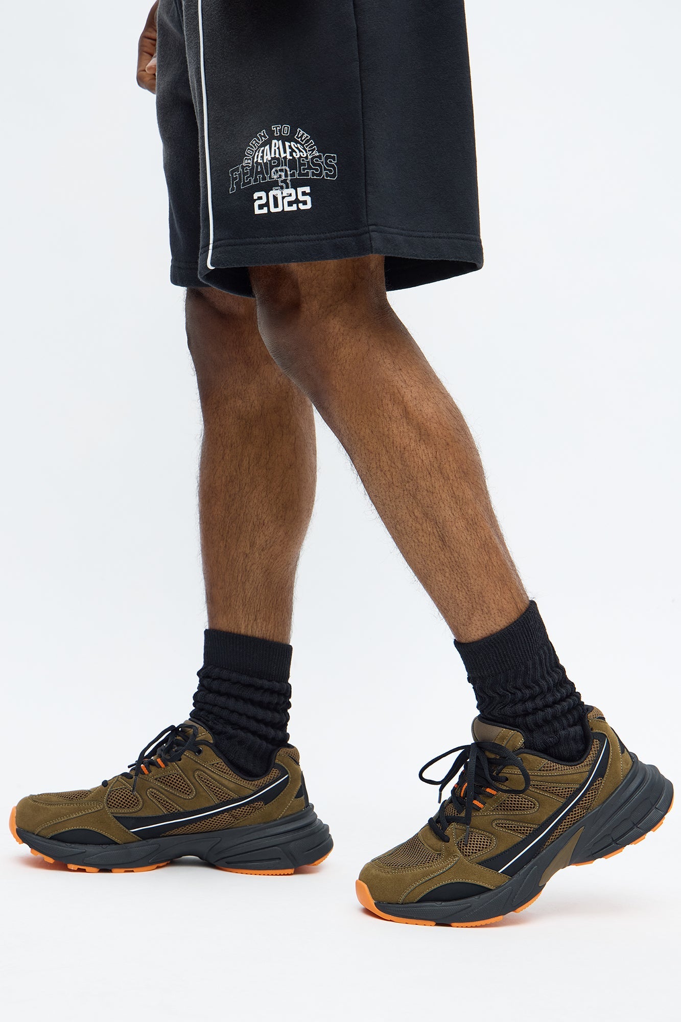 First Step Low Top Sneaker - Olive/combo