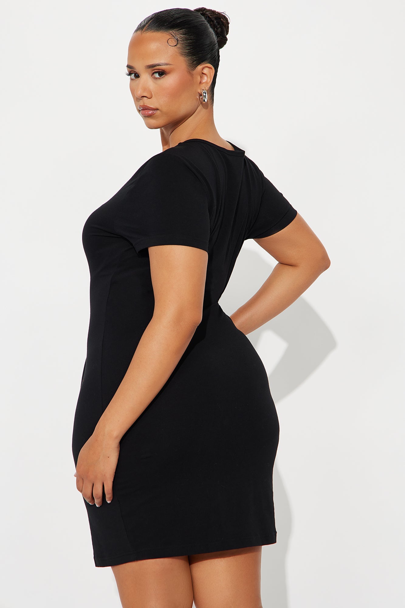 Von Dutch Ringer Tank Mini Dress - Black/White