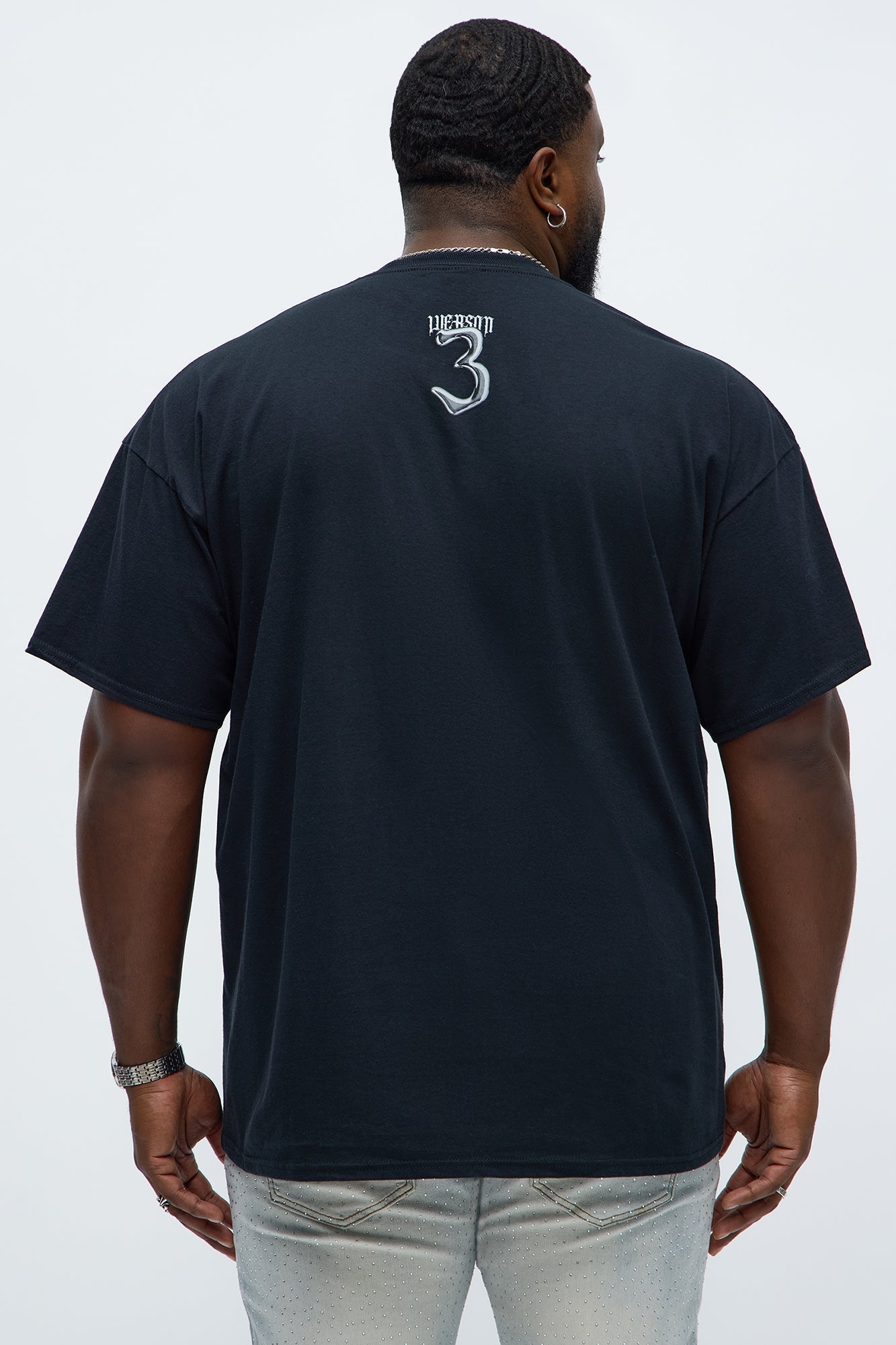 Allen Iverson Hold My Own Oversized Short Sleeve Tee - Black