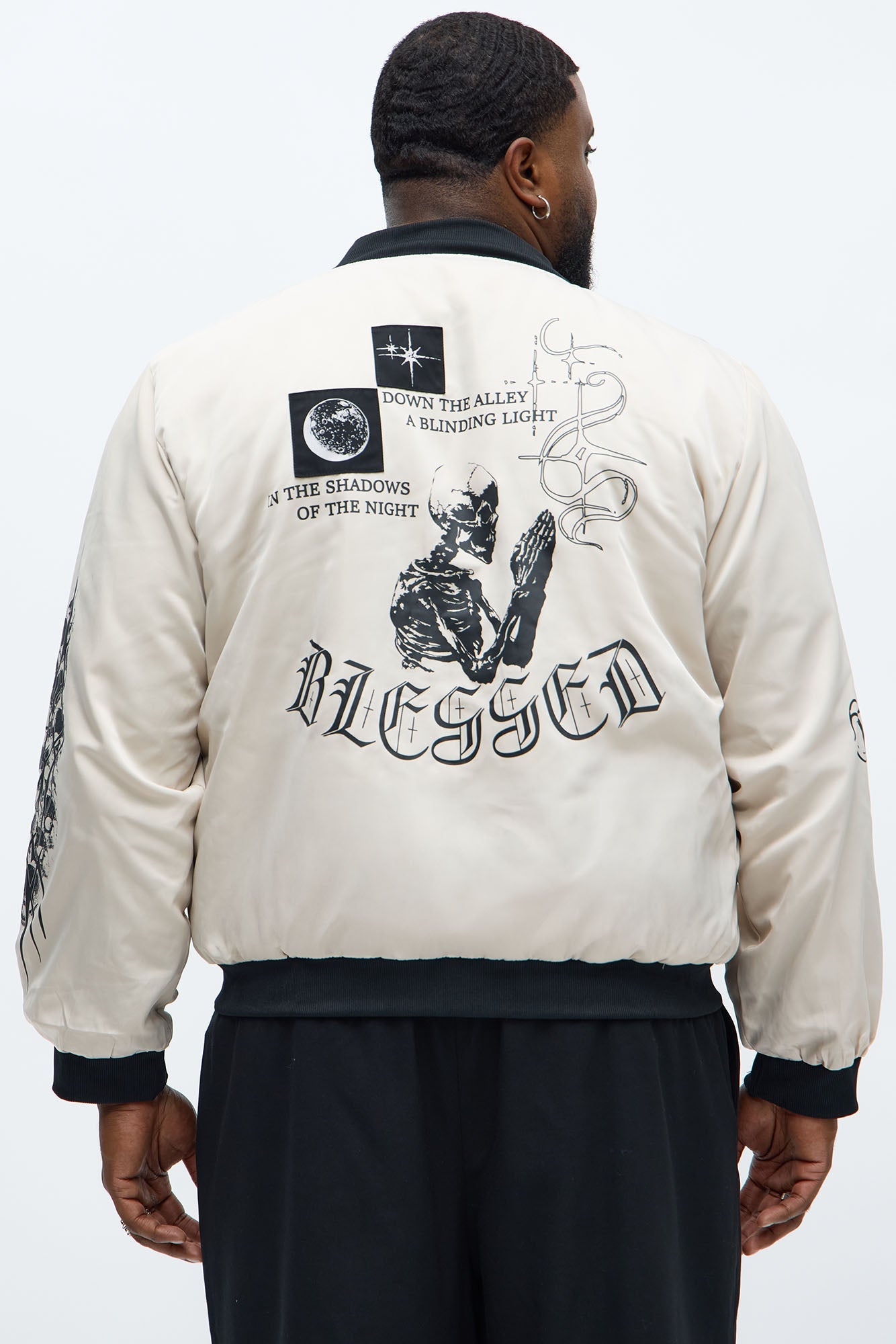 Eternal Blessings Bomber Jacket - Khaki/combo