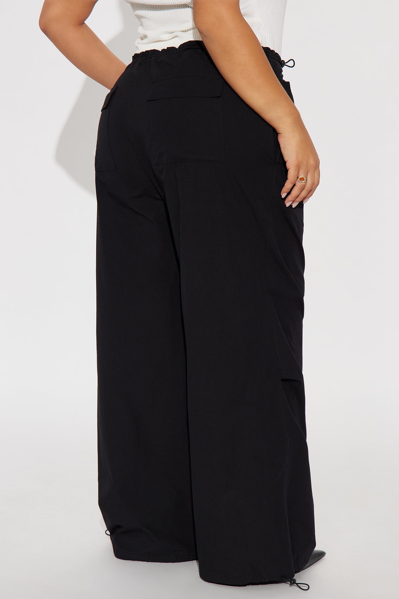 Street Smart Parachute Jogger - Black