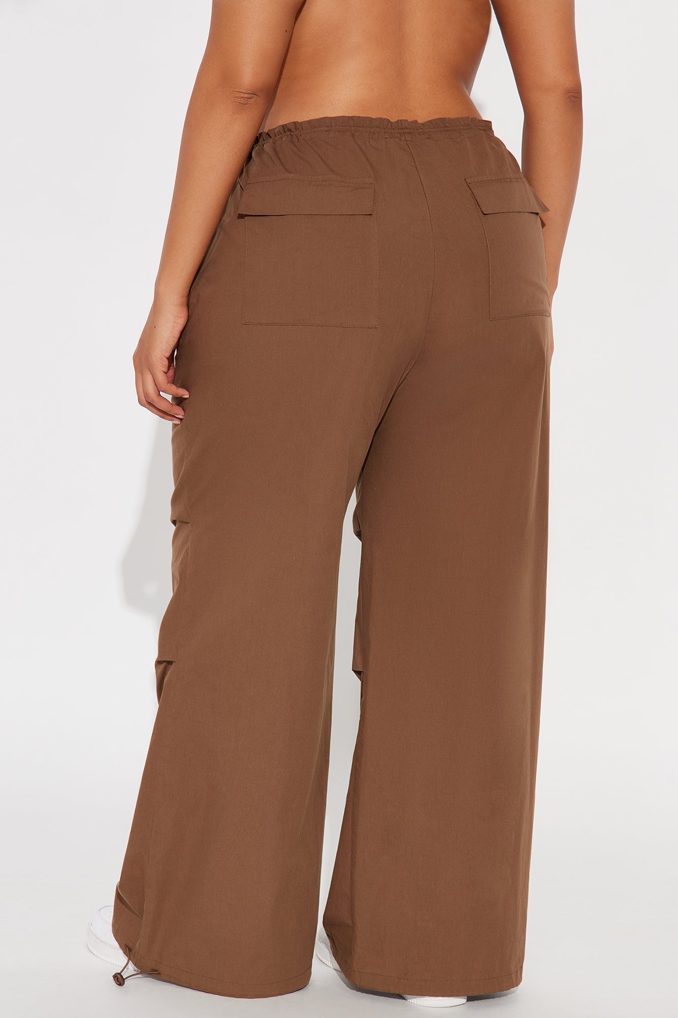 Street Smart Parachute Jogger - Brown