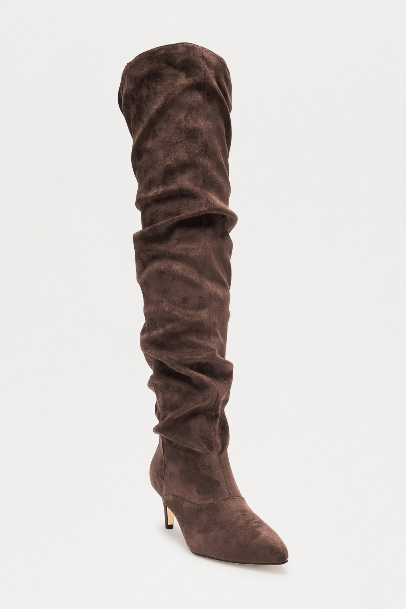 Essex Ruched Boots - Taupe