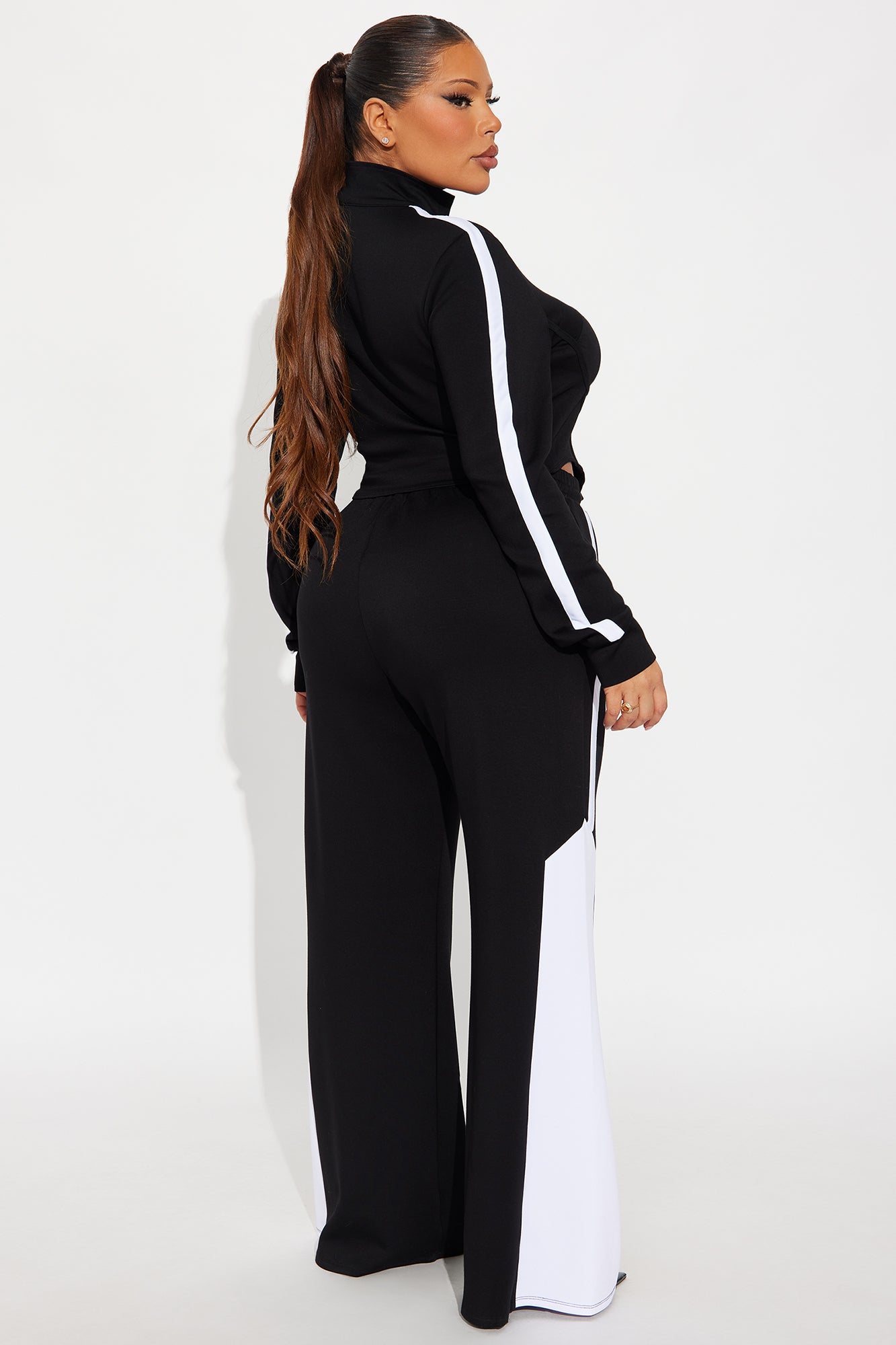 Victory Lap Scuba Pant Set - Black