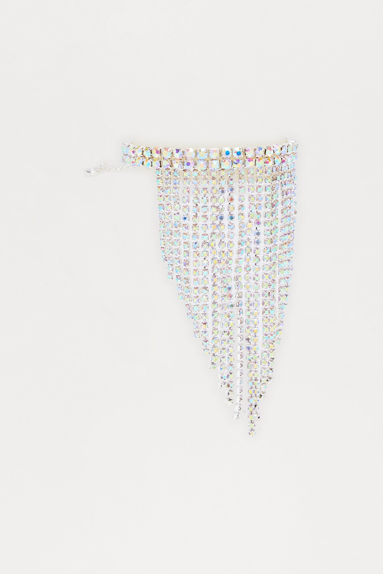 Sparkling Falls Cuff Bracelet - Silver