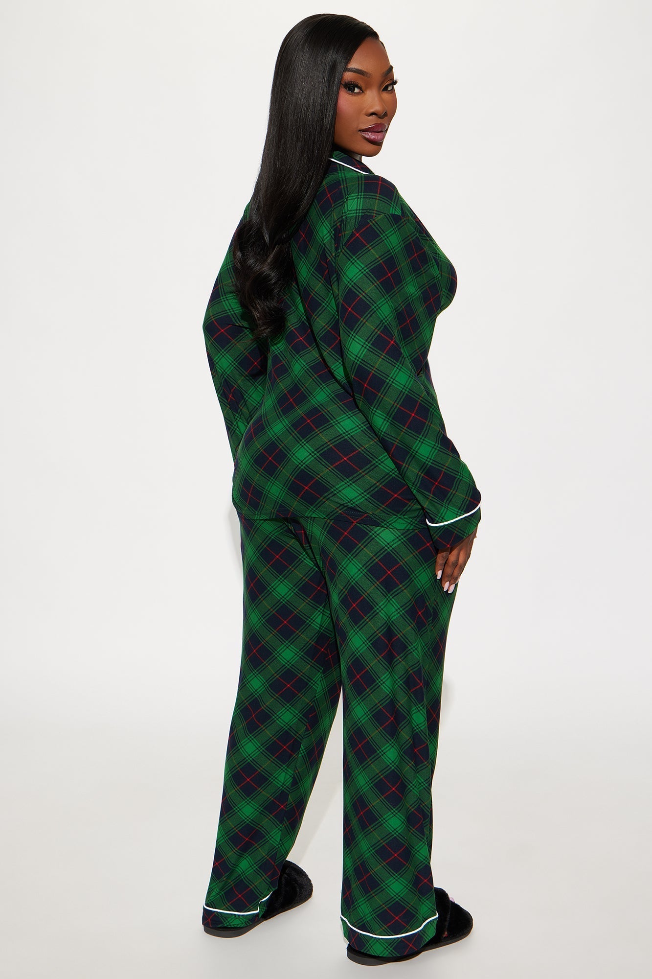 Winter Mood Long Sleeve PJ Pant Set - Navy/combo