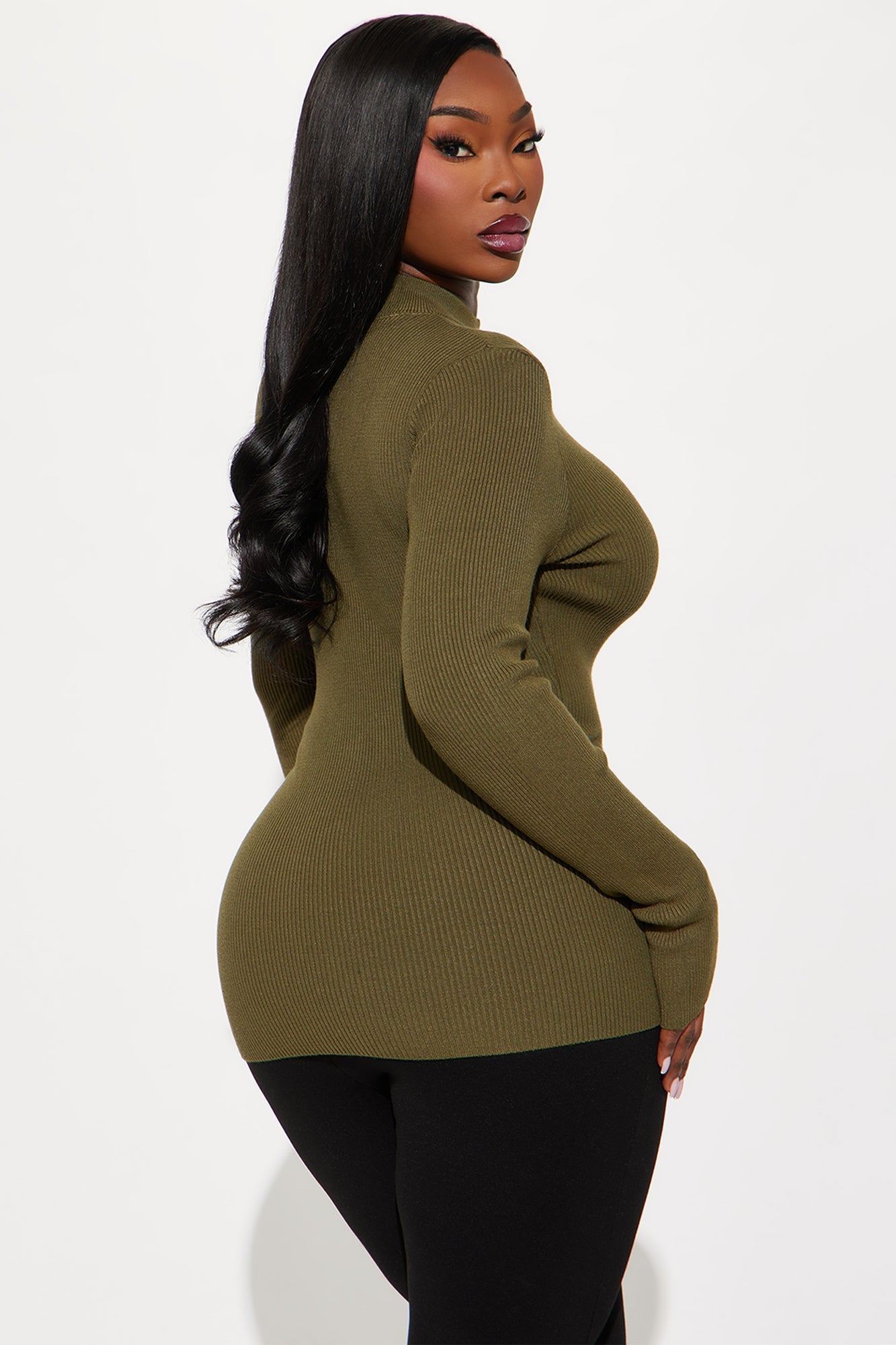 Day In Pasadena Sweater - Olive