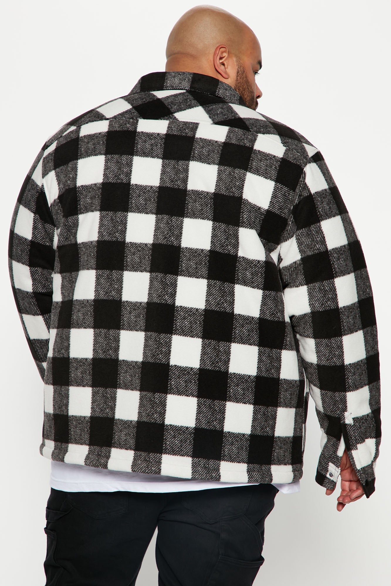 Lumber Flannel Shacket - Black/combo
