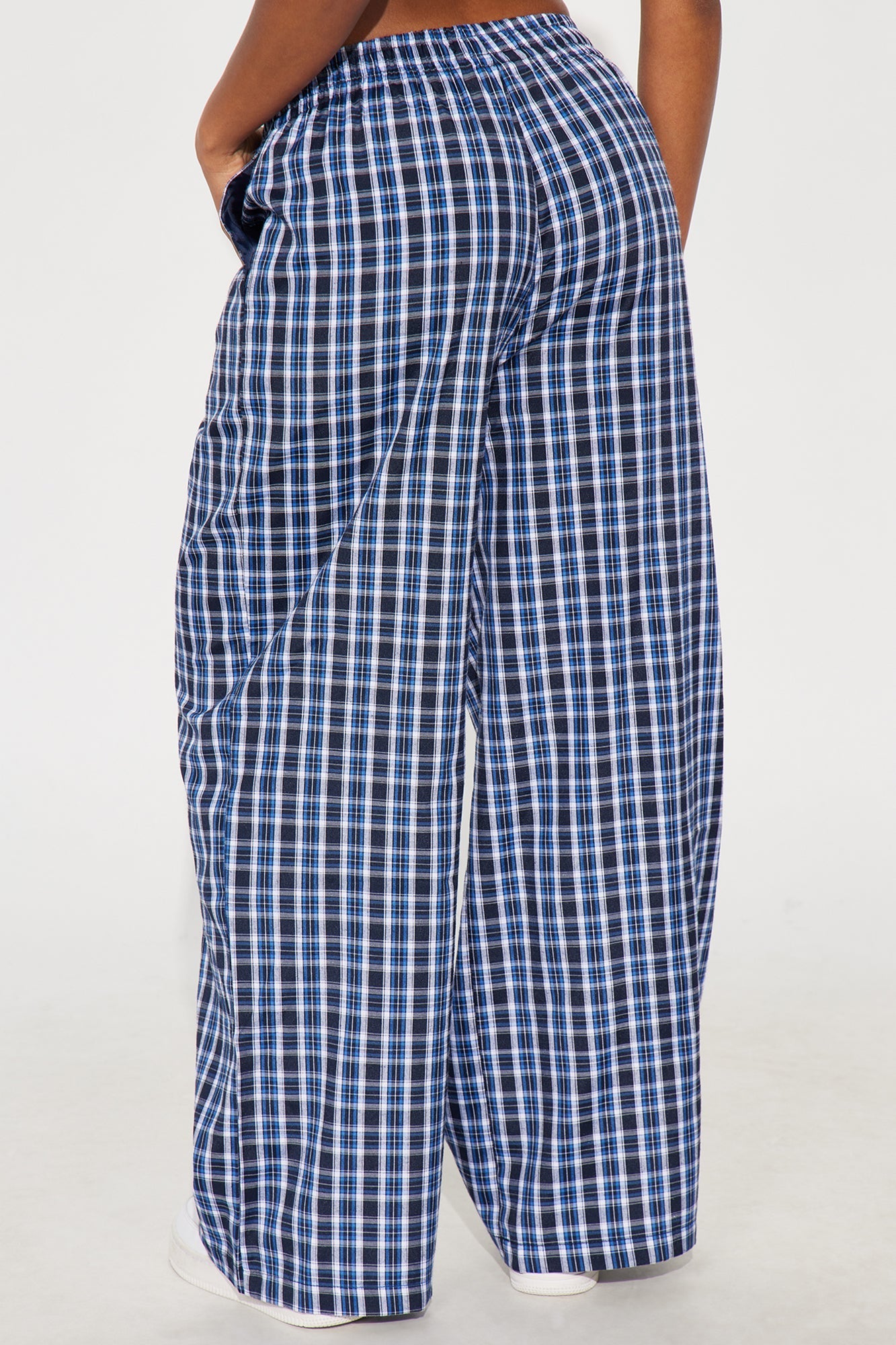 Jump Start Plaid Boxer Pant - Blue/combo