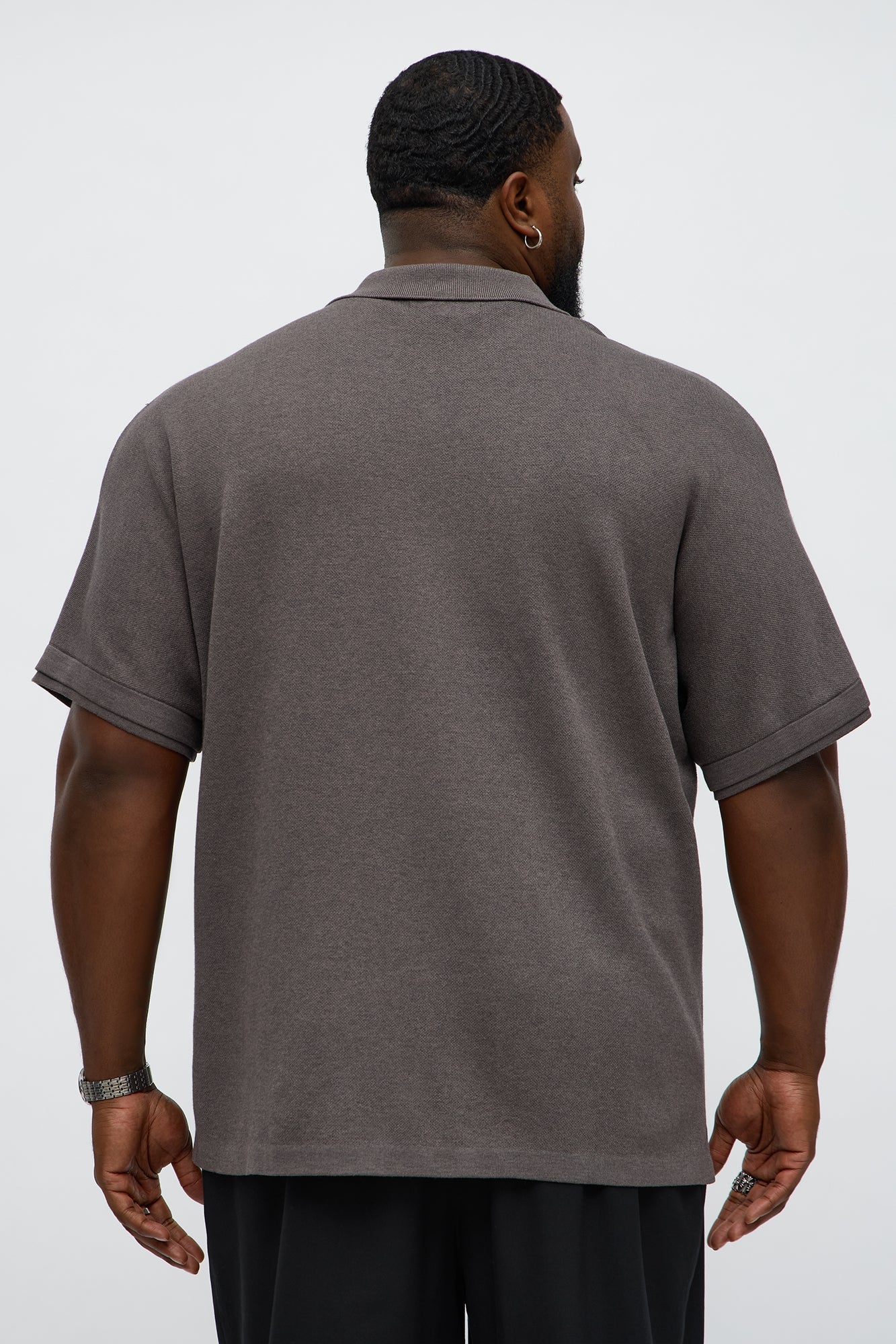 Elevated Contrast Polo - Brown