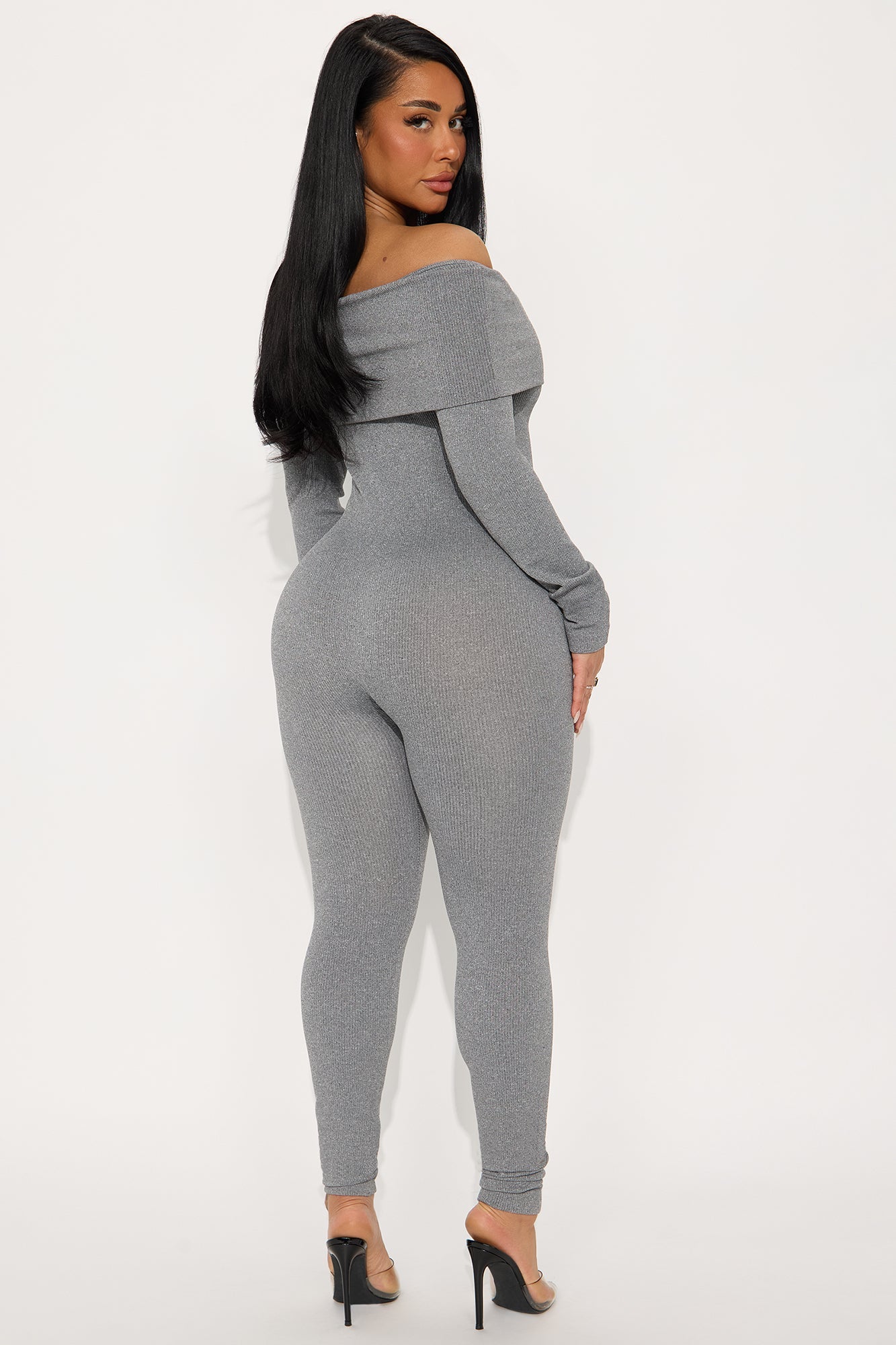 All About Me Seamless Jumpsuit - Heather Grey