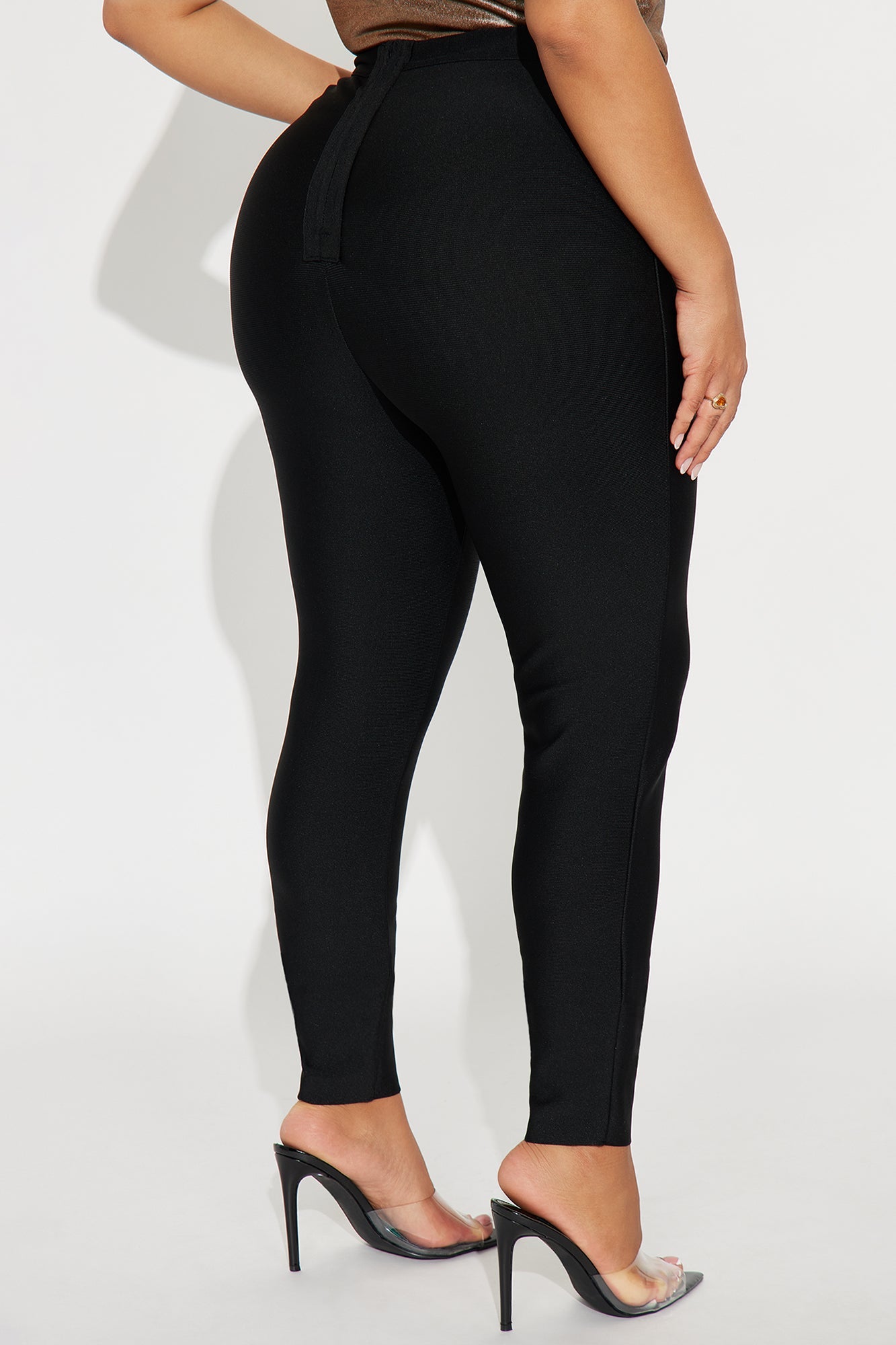 Serafina Bandage Skinny Pants 27″ - Black