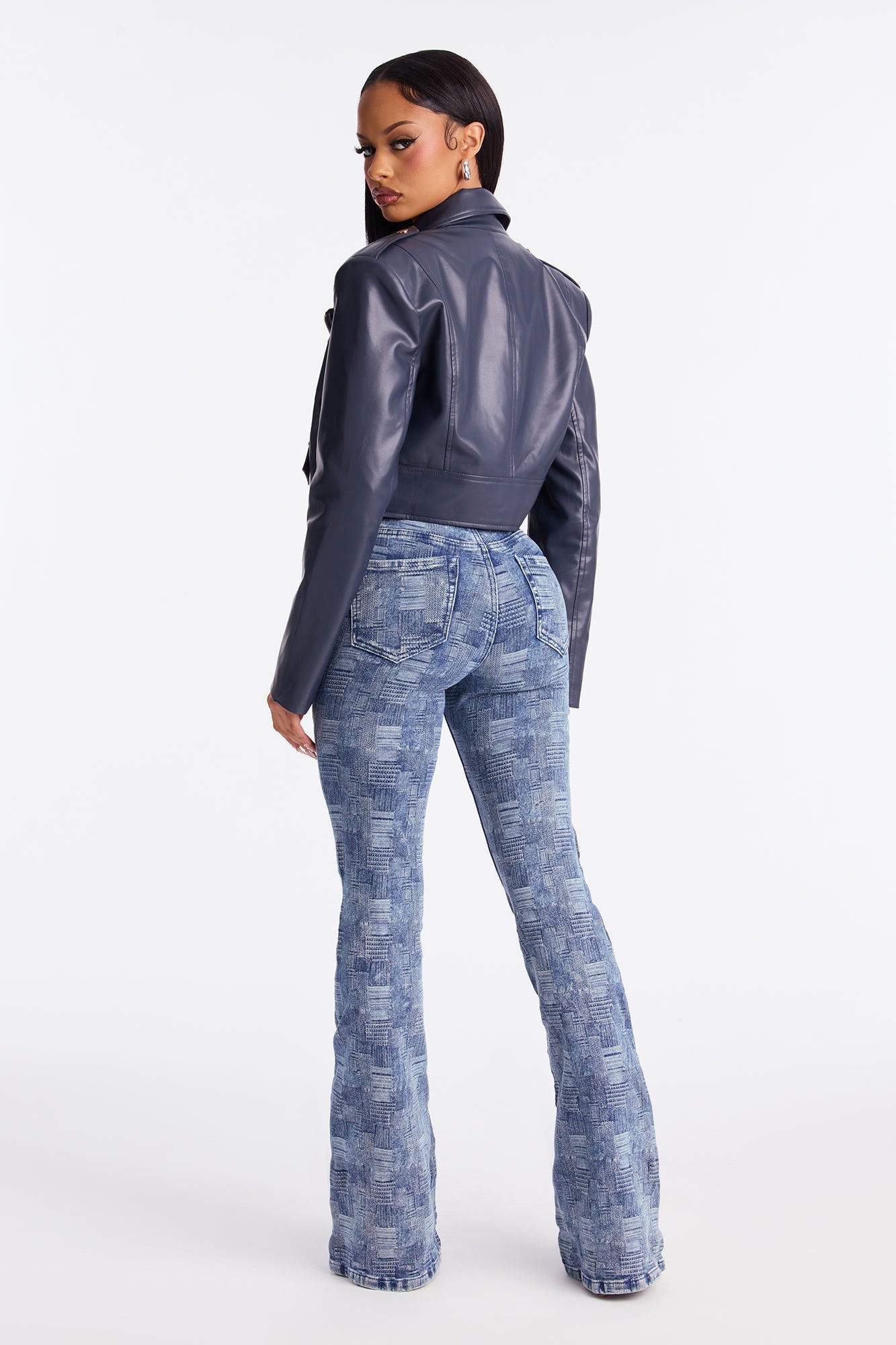 Check Ya Later Flare Leg Jeans - Medium Wash