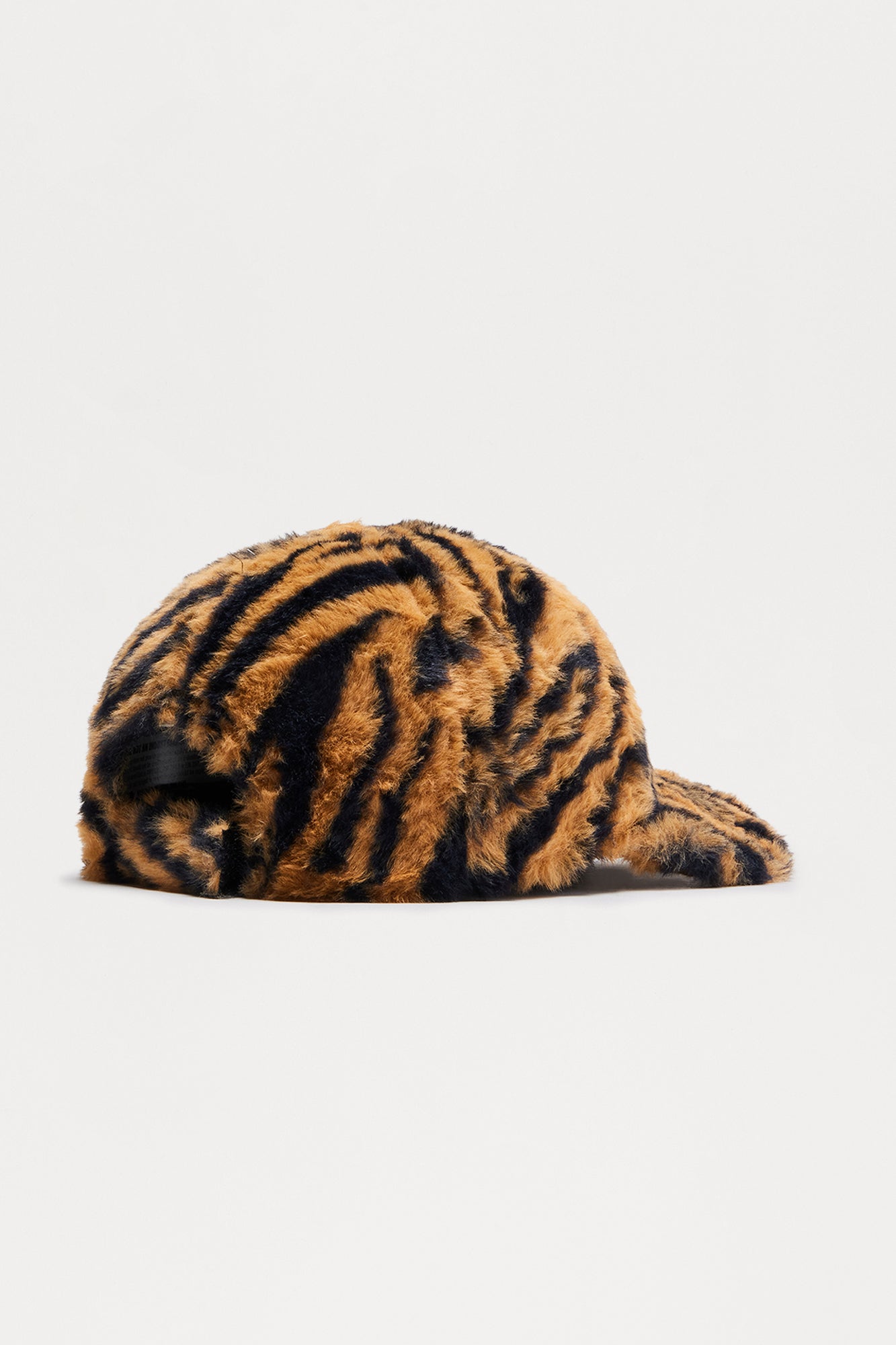 Striking Pose Faux Fur Baseball Hat - Brown/combo
