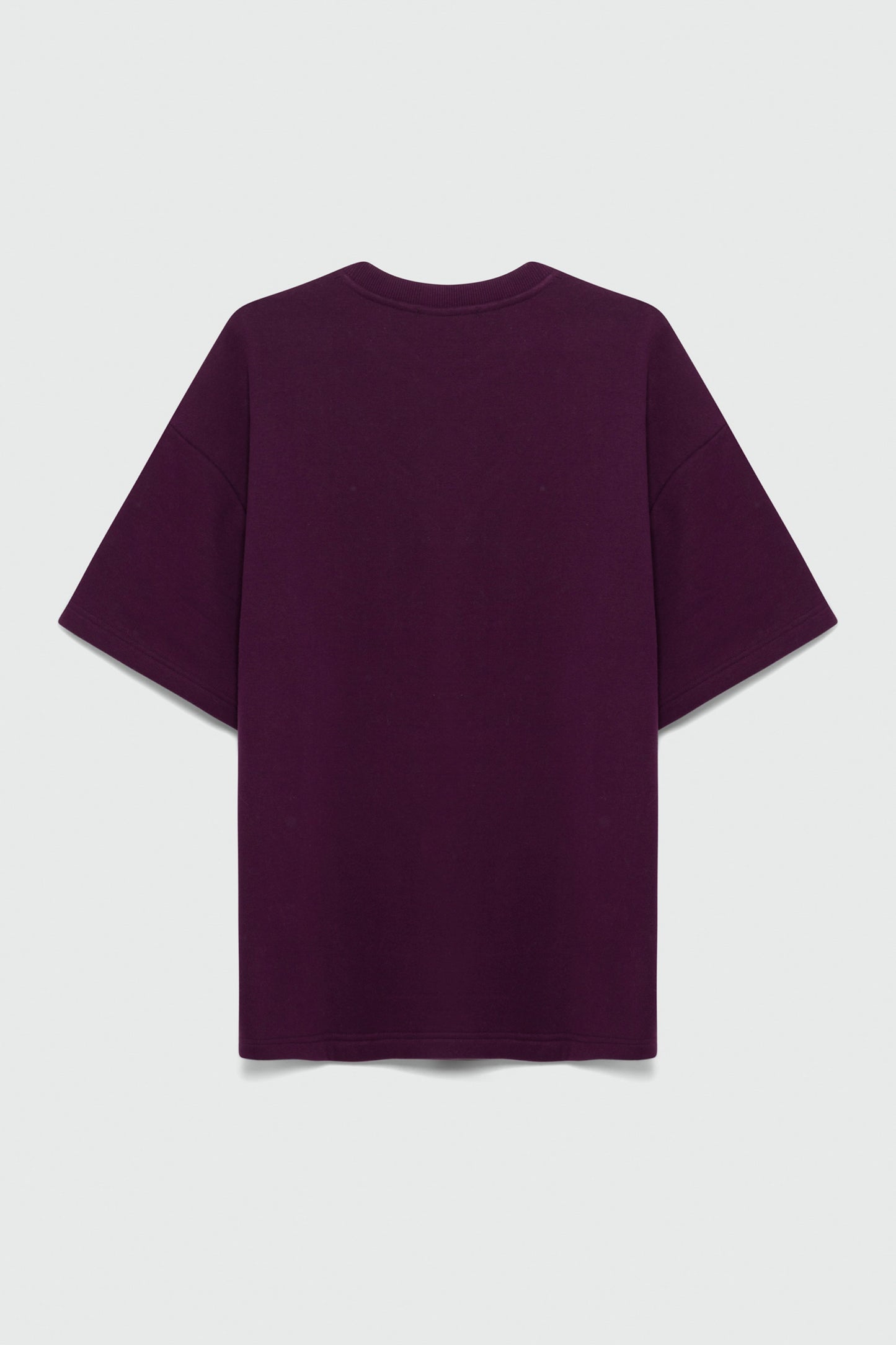 410 Oversized Fleece Tee - Plum