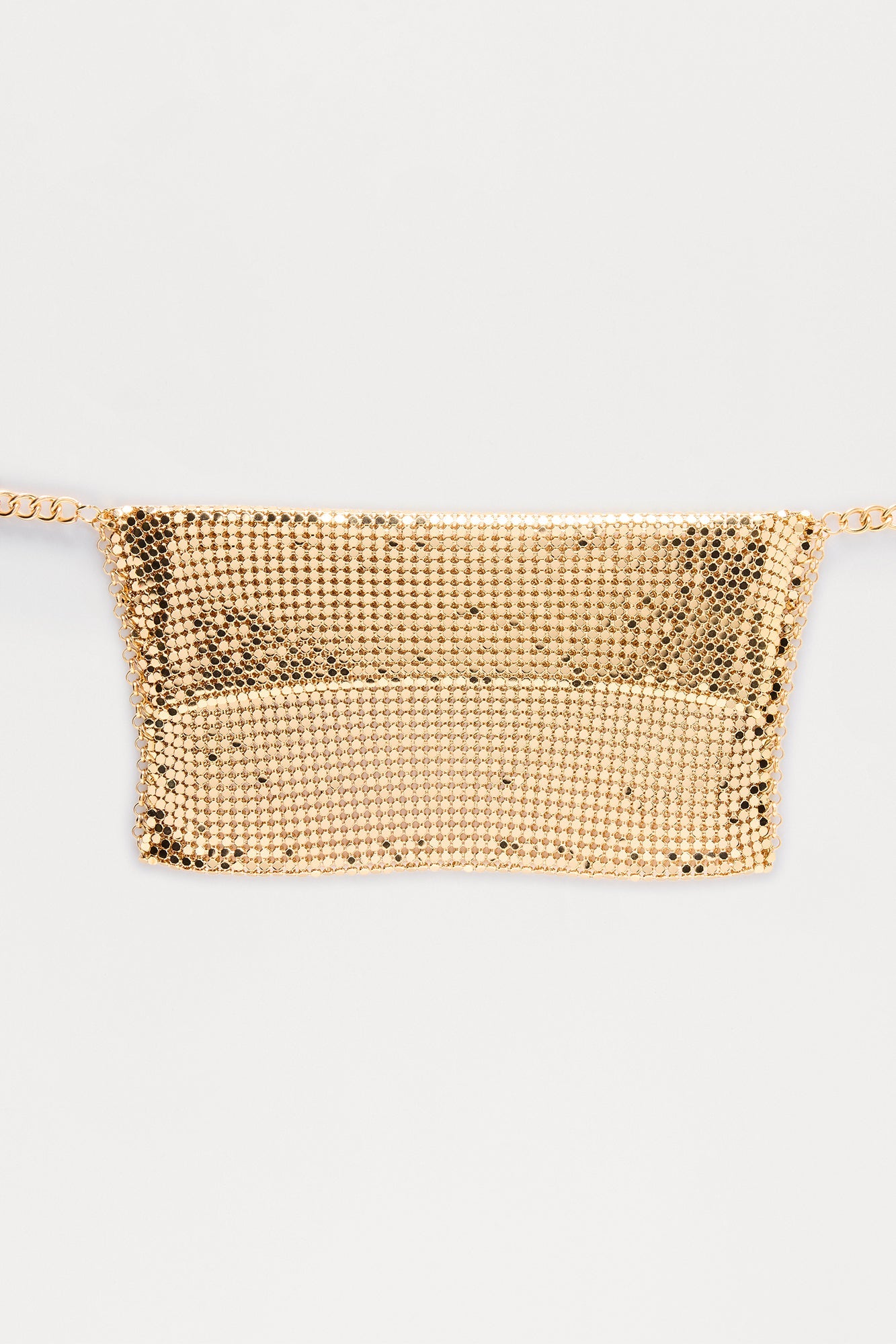 Dazzle Up Sequin Belt Bag - Gold