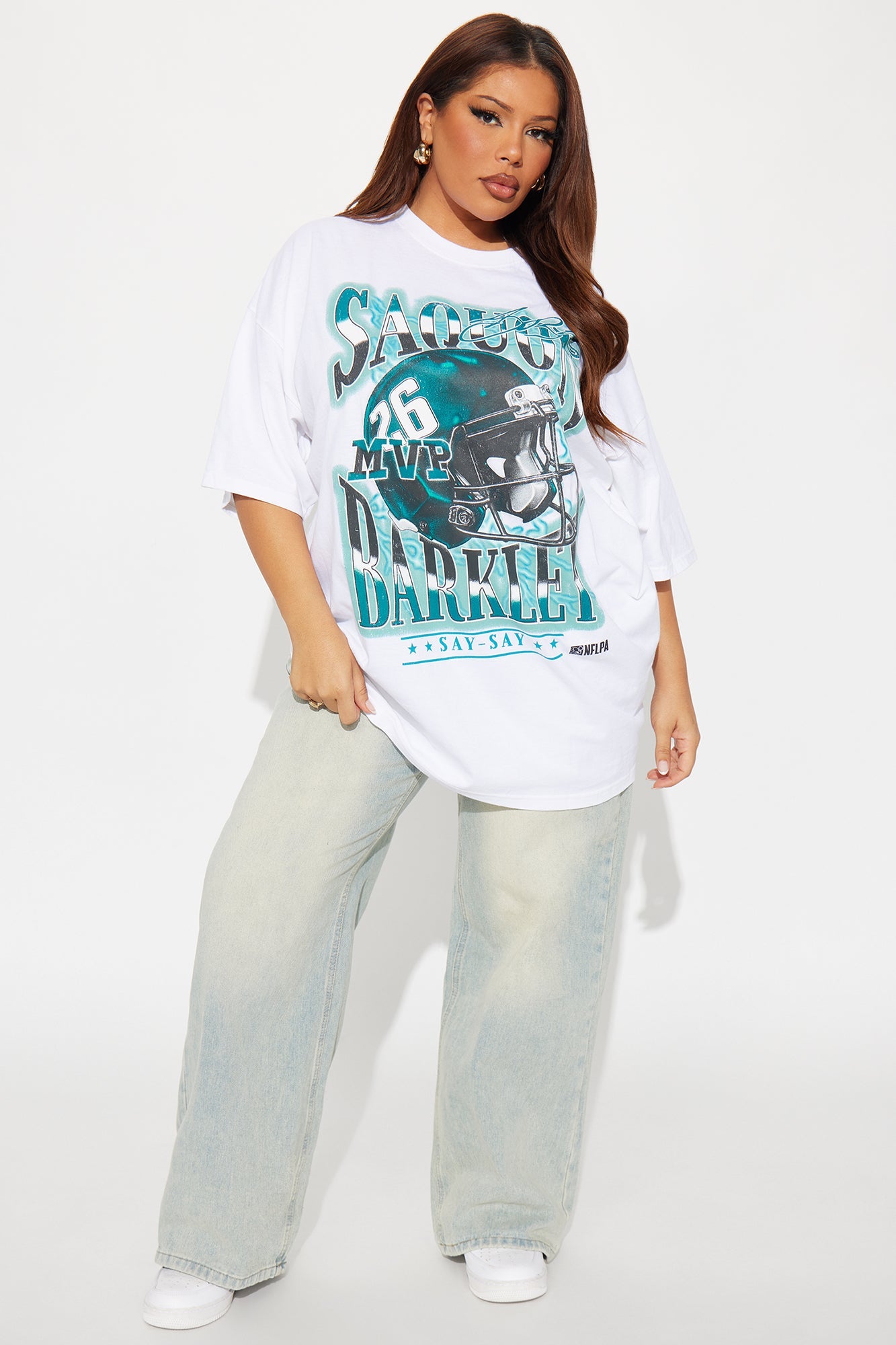 Saquon Berkley Effect Tee - White