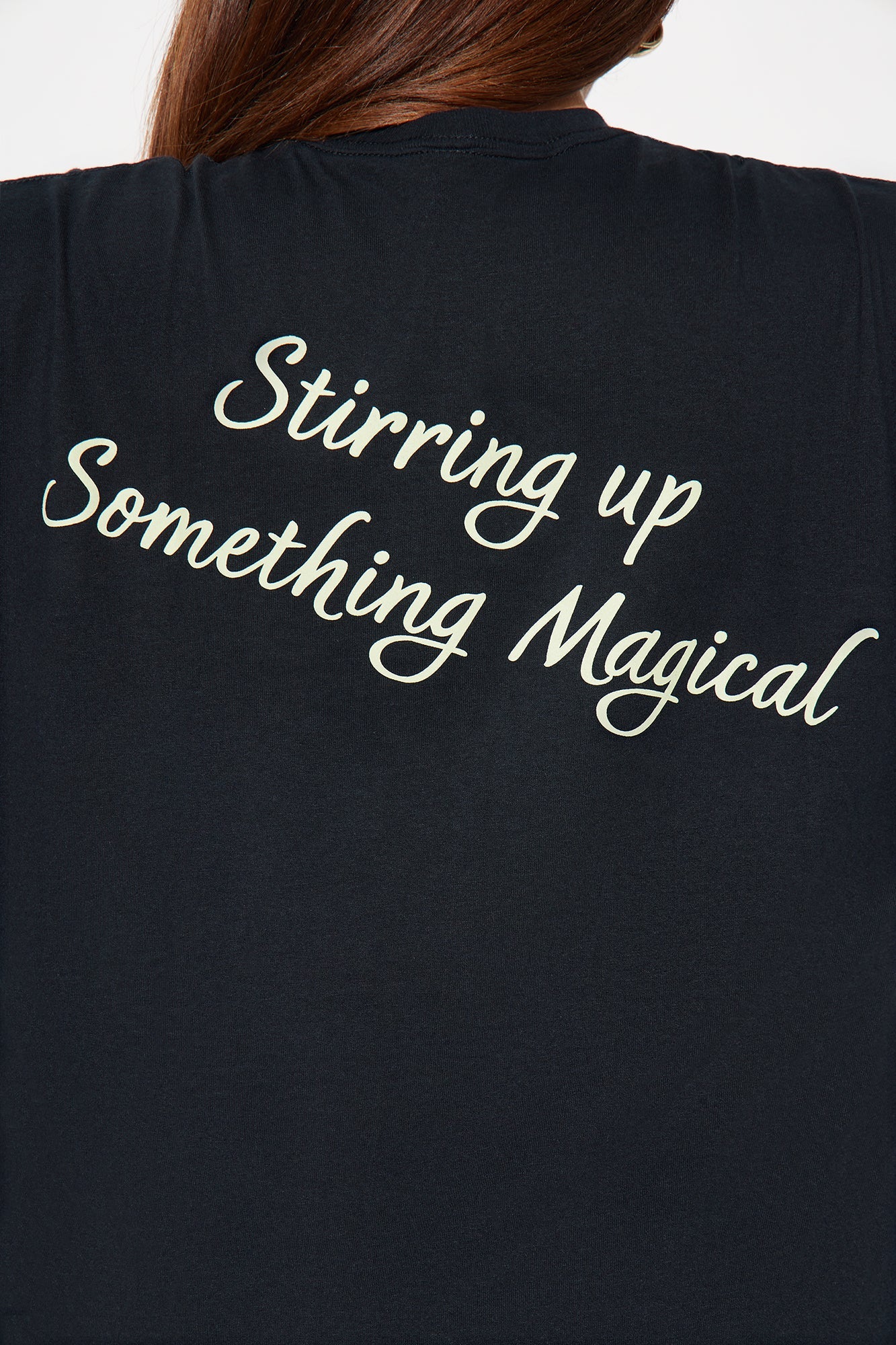 Magical Tiana Oversize Tee - Black