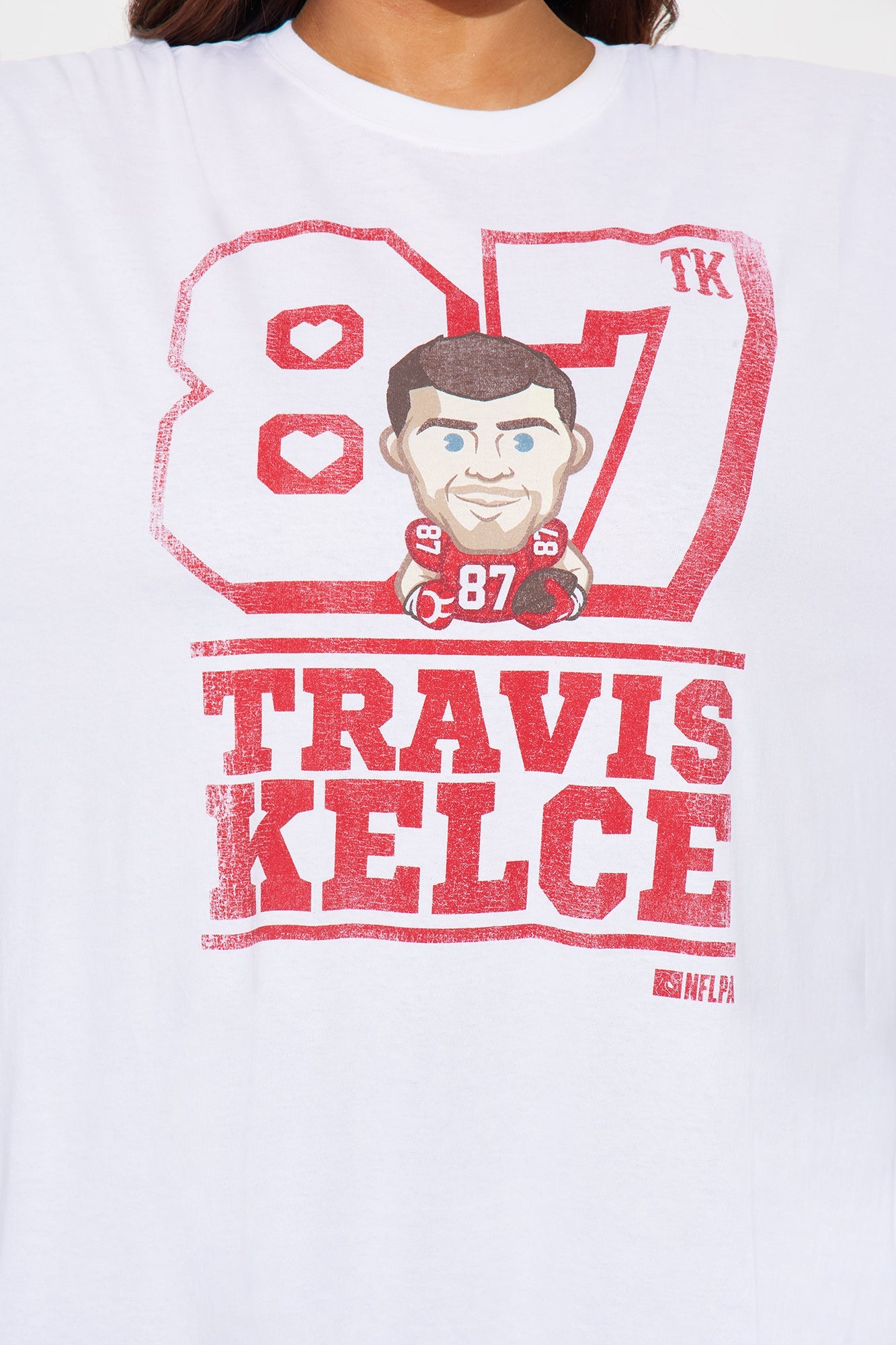 Travis Kelce Chief Swagger Tee - White