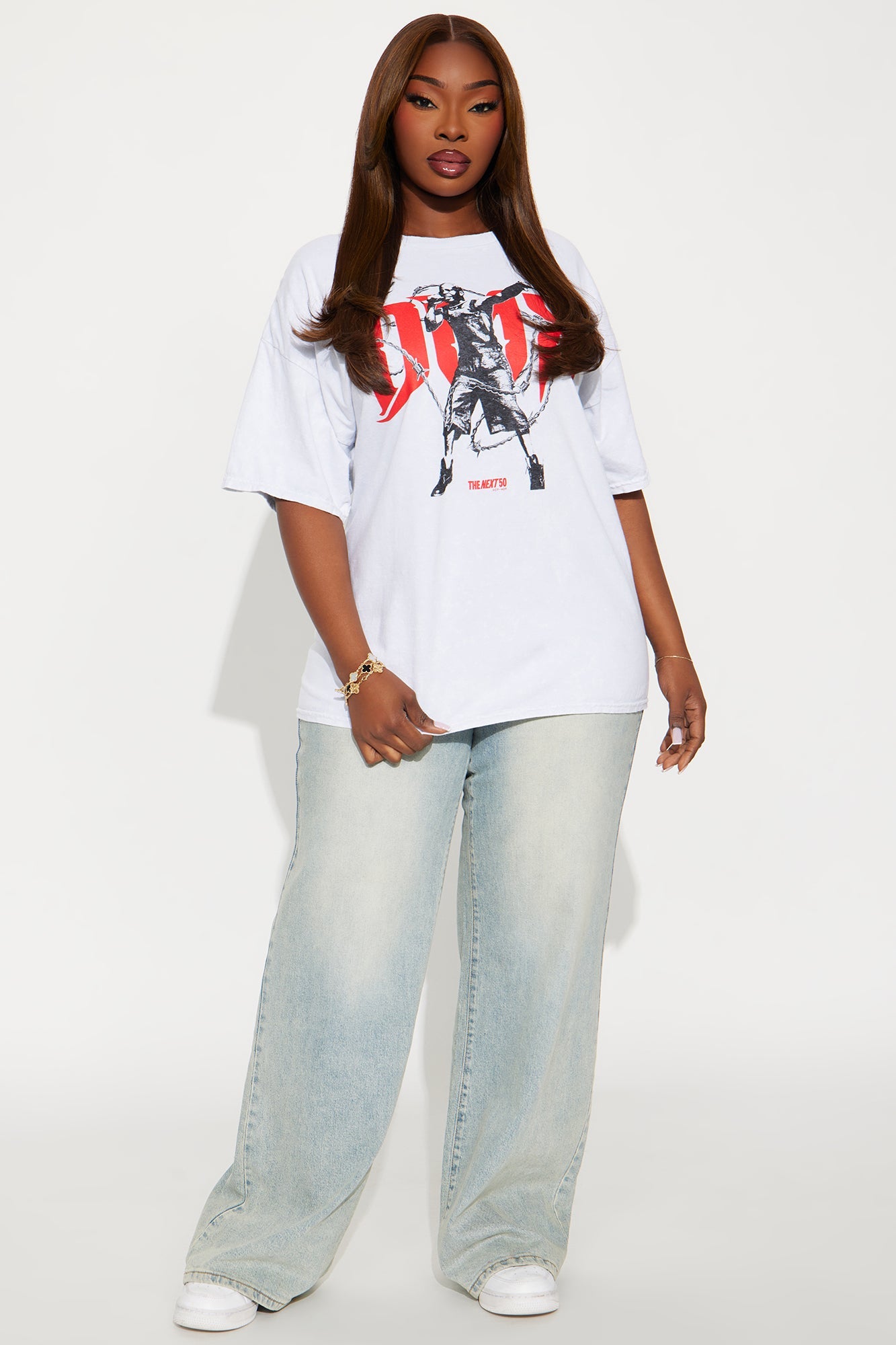 DMX Barbed Wire Washed Tee - Grey