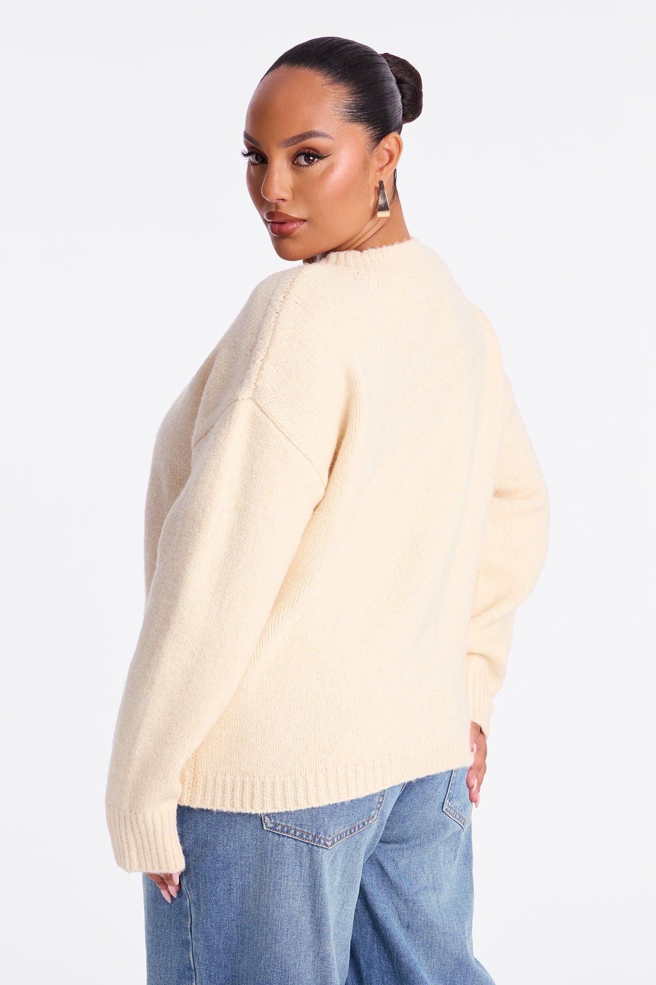 Ready For Fall Sweater - Ivory