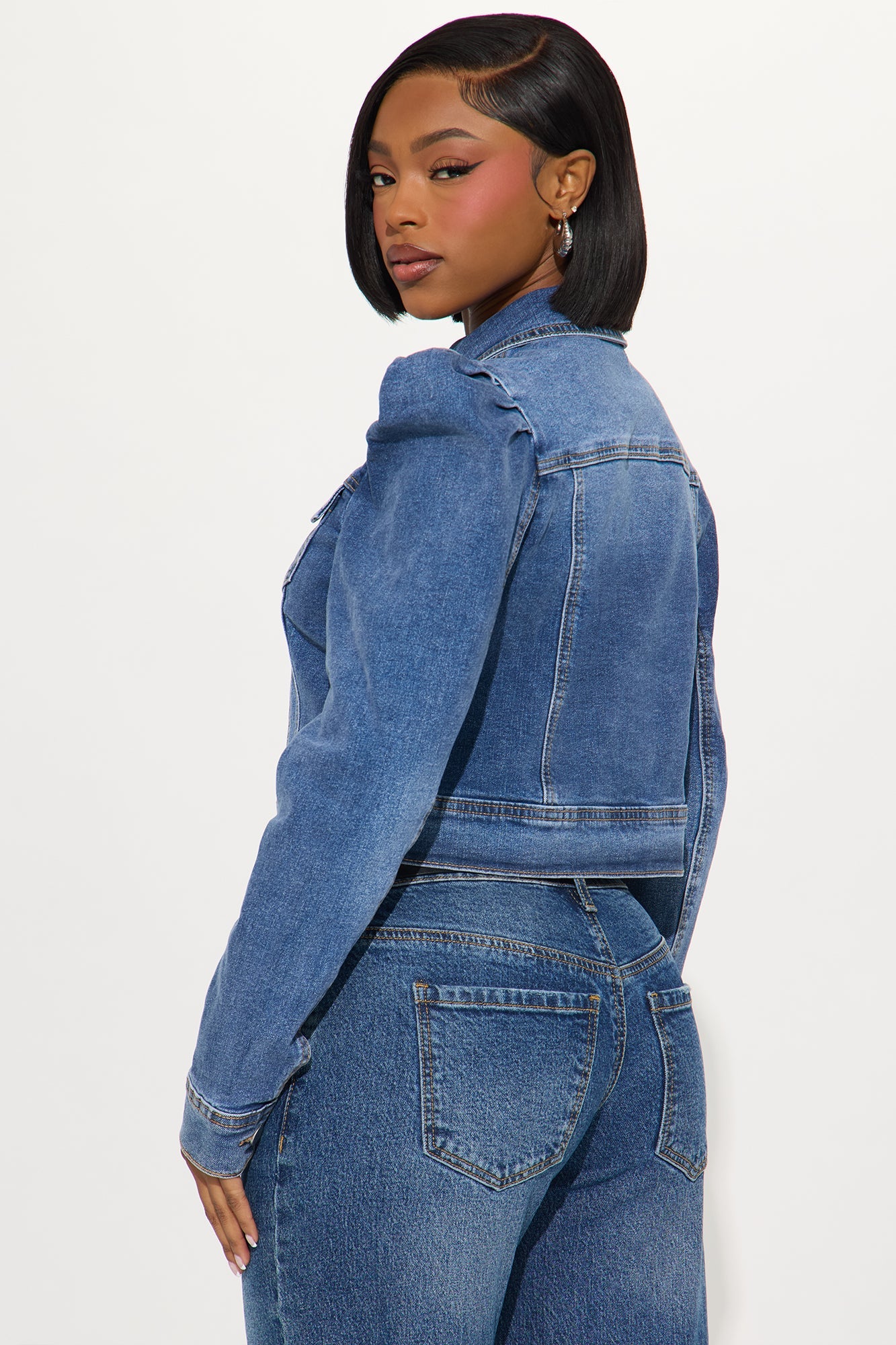 She's A Lady Denim Jacket - Dark Wash