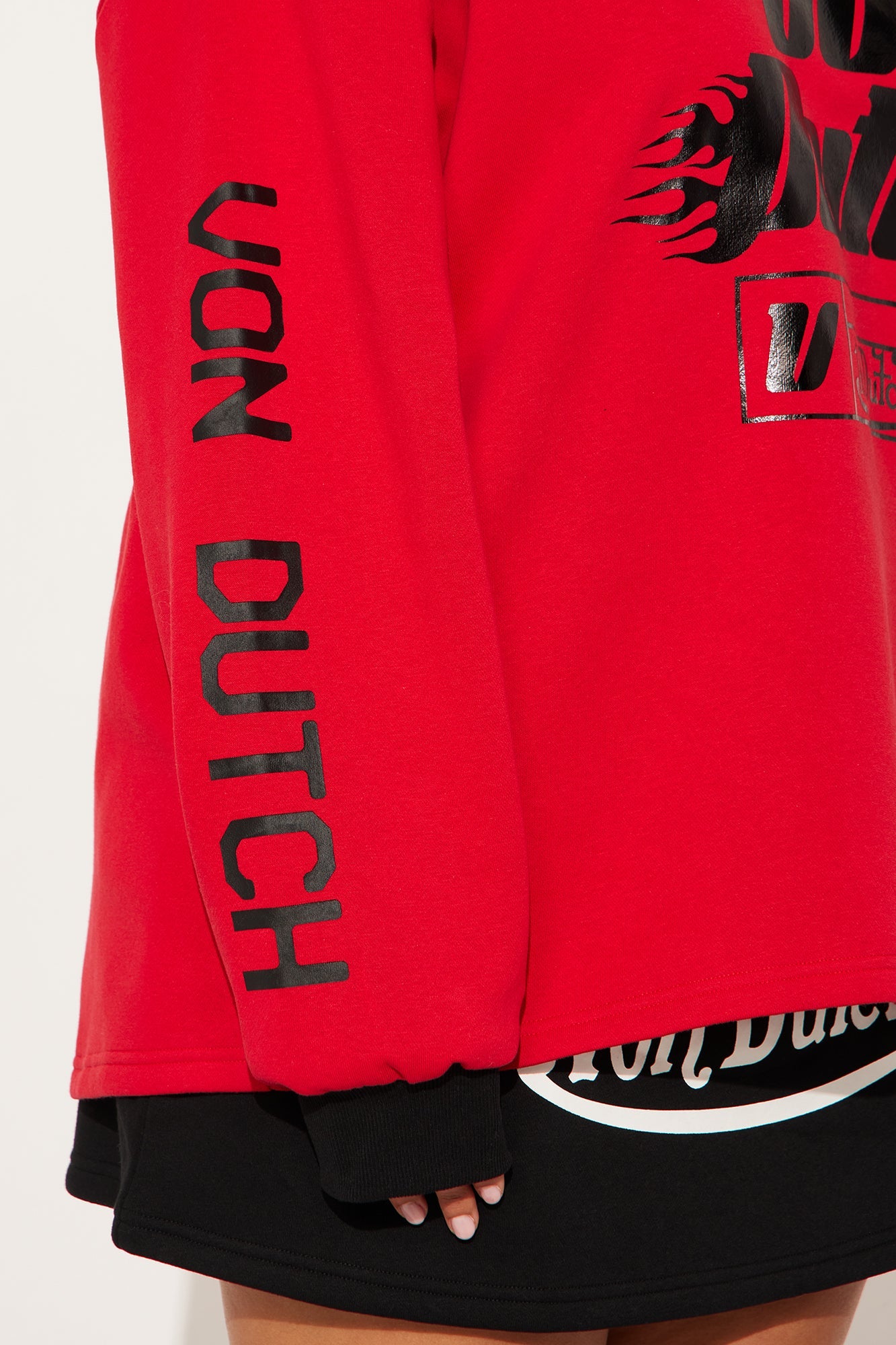 Von Dutch Race Mode Sweatshirt - Red