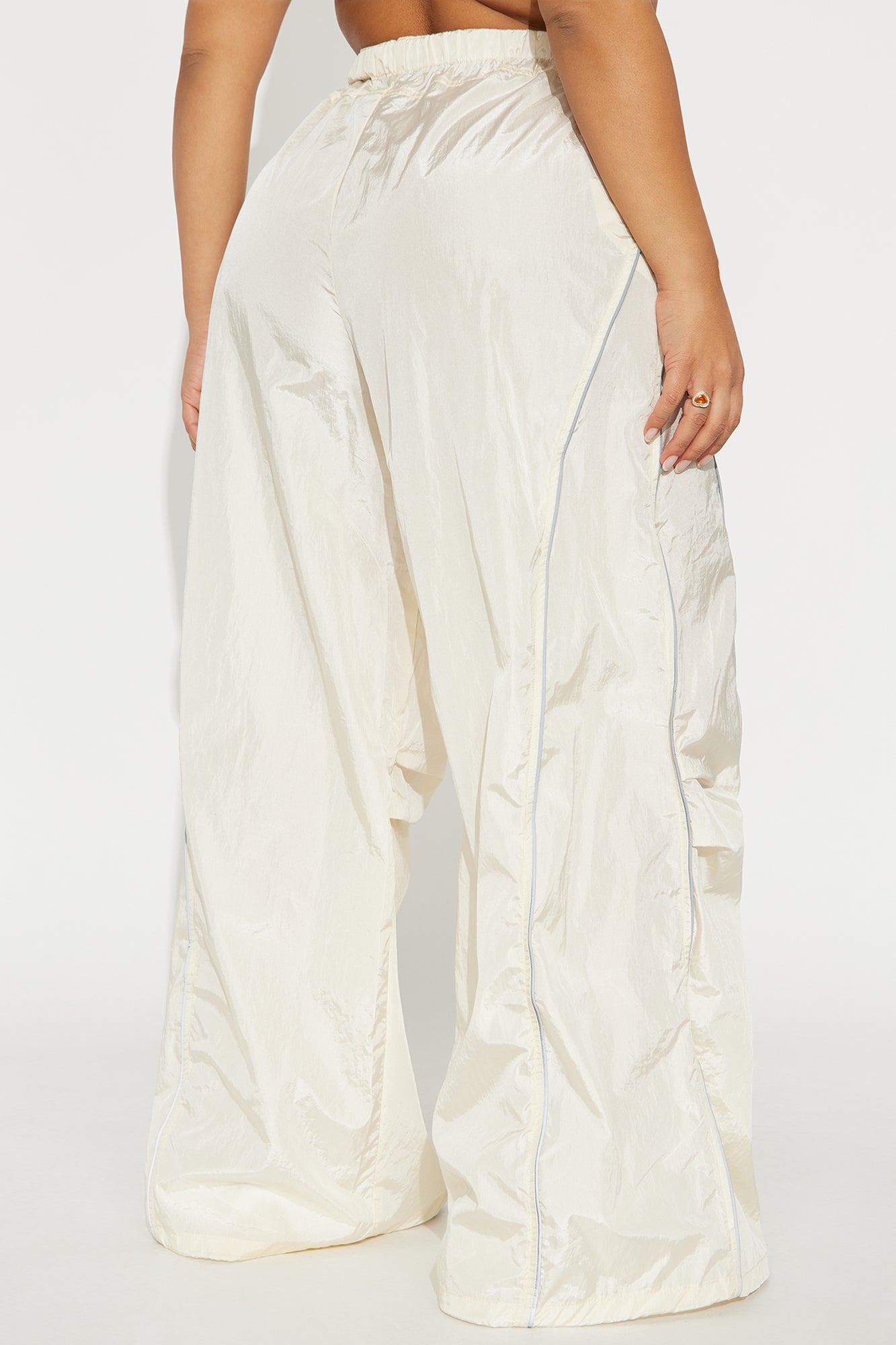 Just My Vibe Jogger Track Pant 32″ - Cream