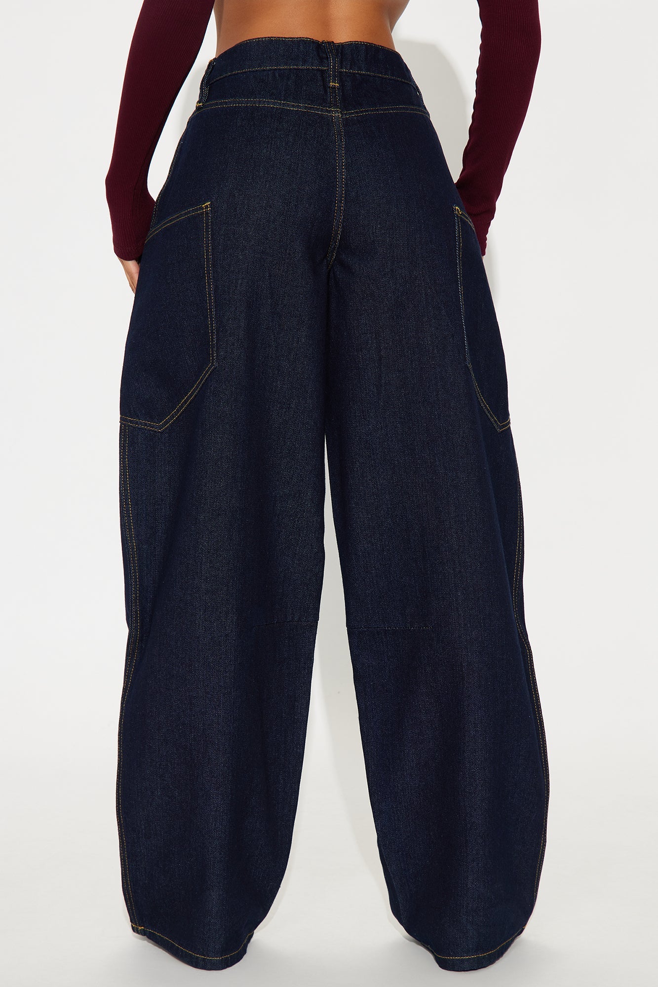 Make A Scene Wide Leg Jeans - Dark Denim