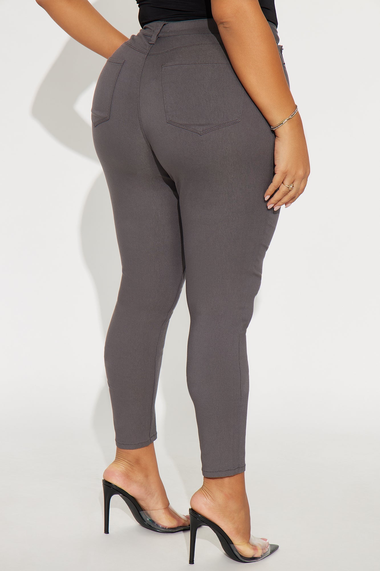 Hyperstretch Skinny Pants - Charcoal