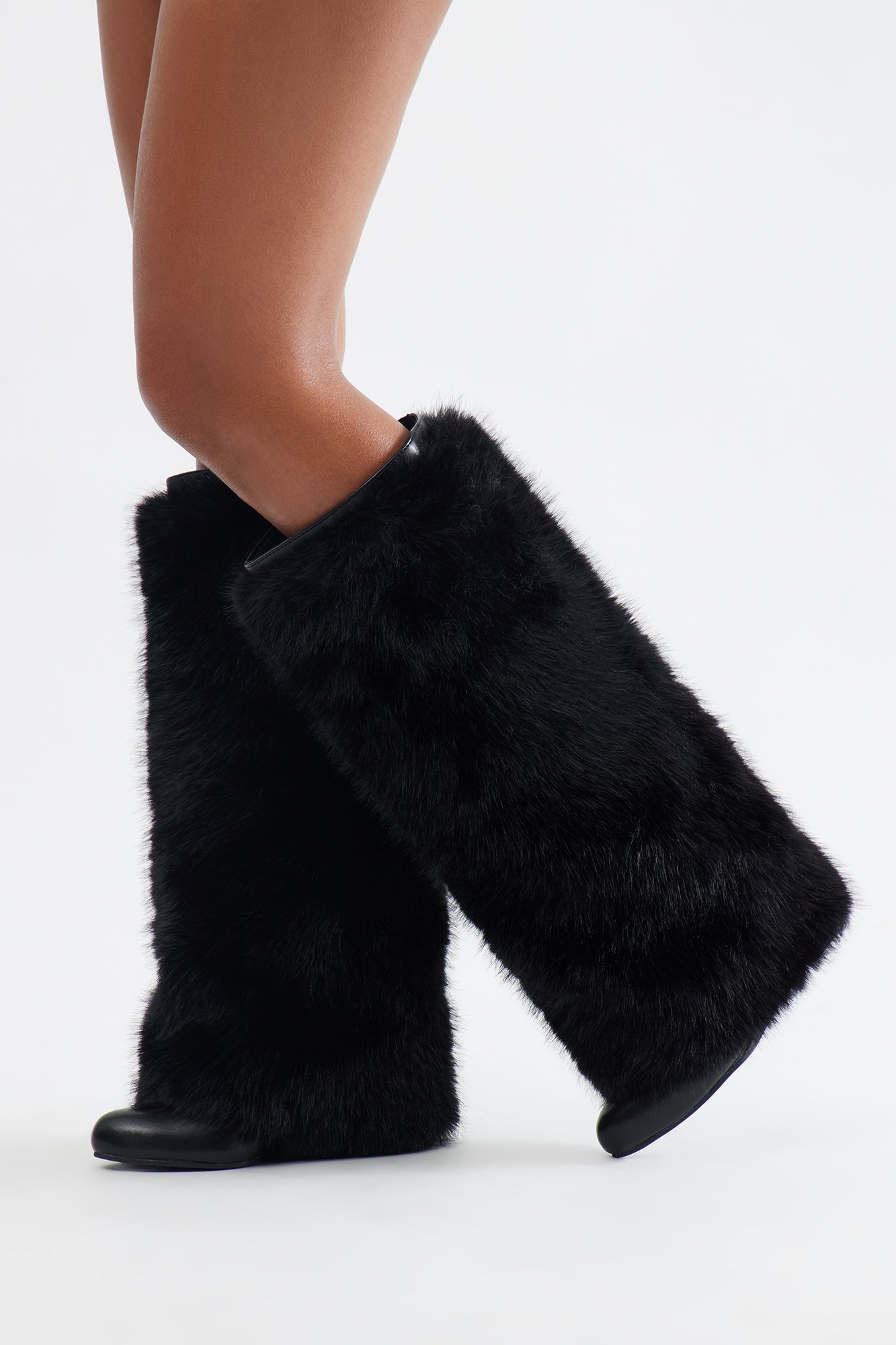 Vancouver Faux Fur Boots - Black