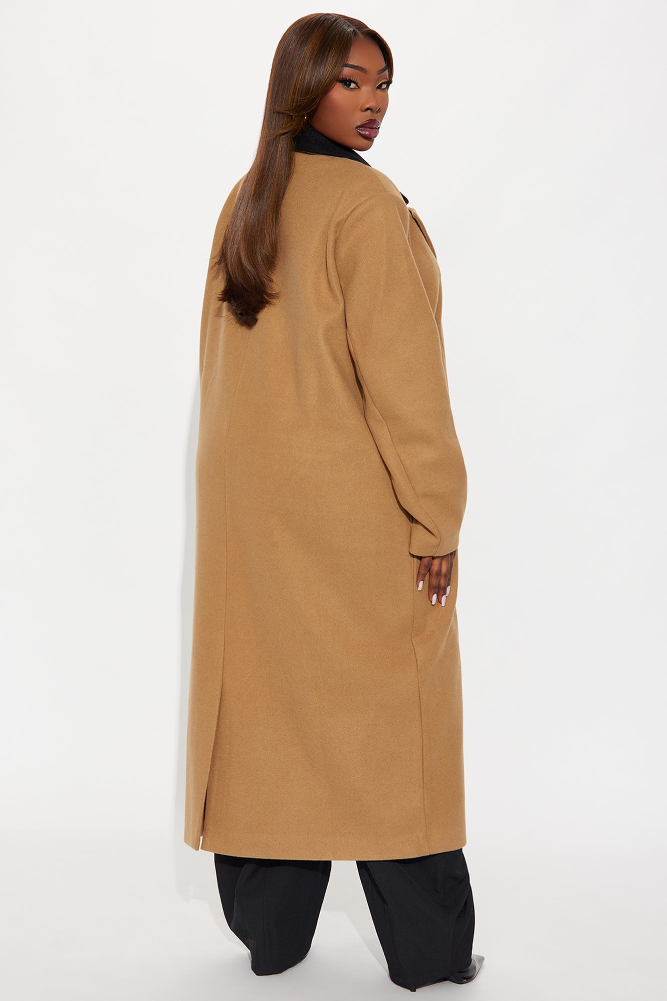 About The Business Wool Coat - Camel
