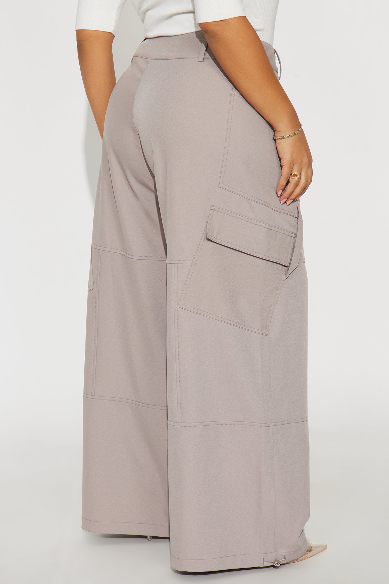 Vera Twill Cargo Jogger Pant 32″ - Stone