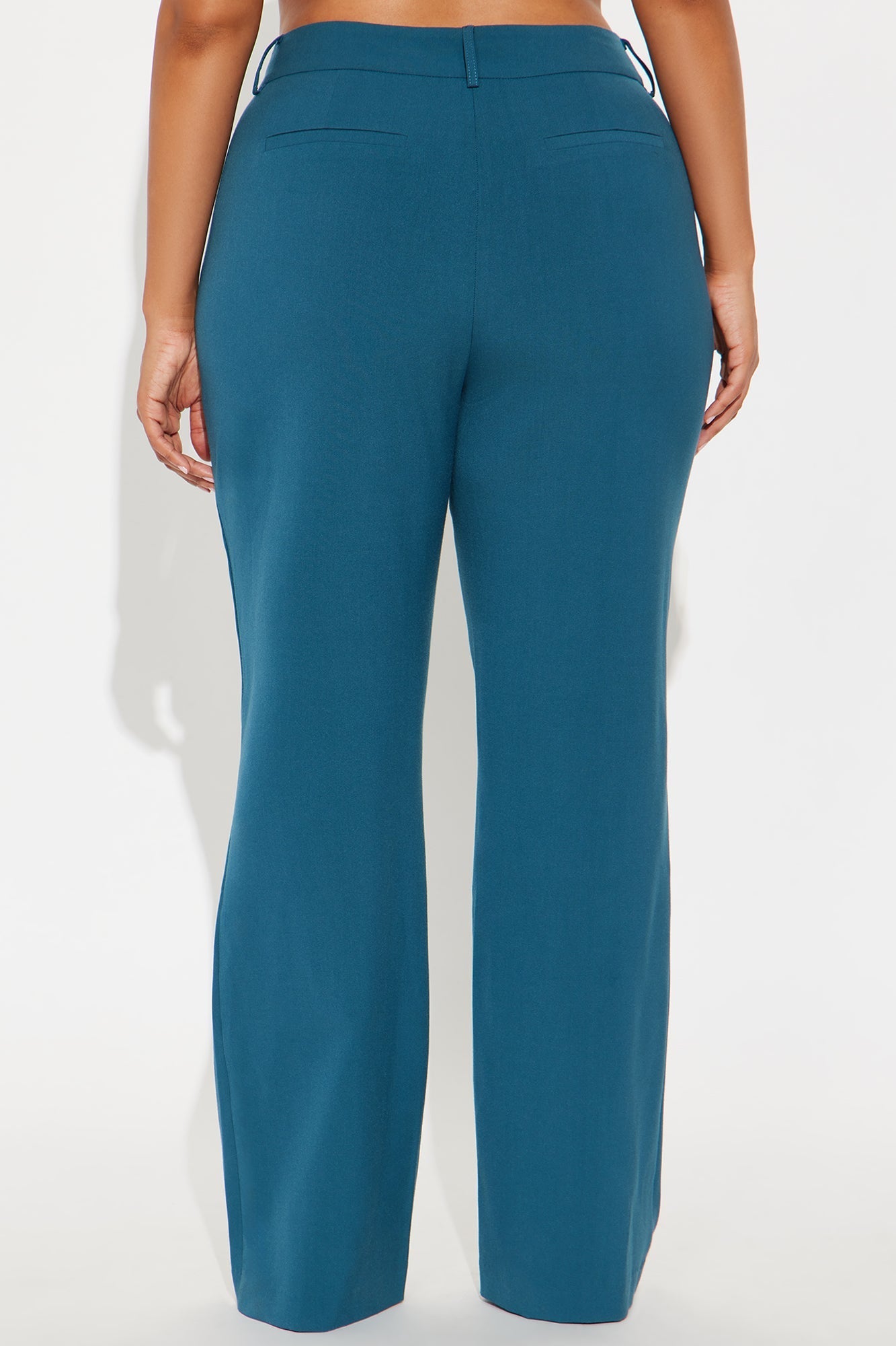 Tasha Dressy High Rise Pants - Teal