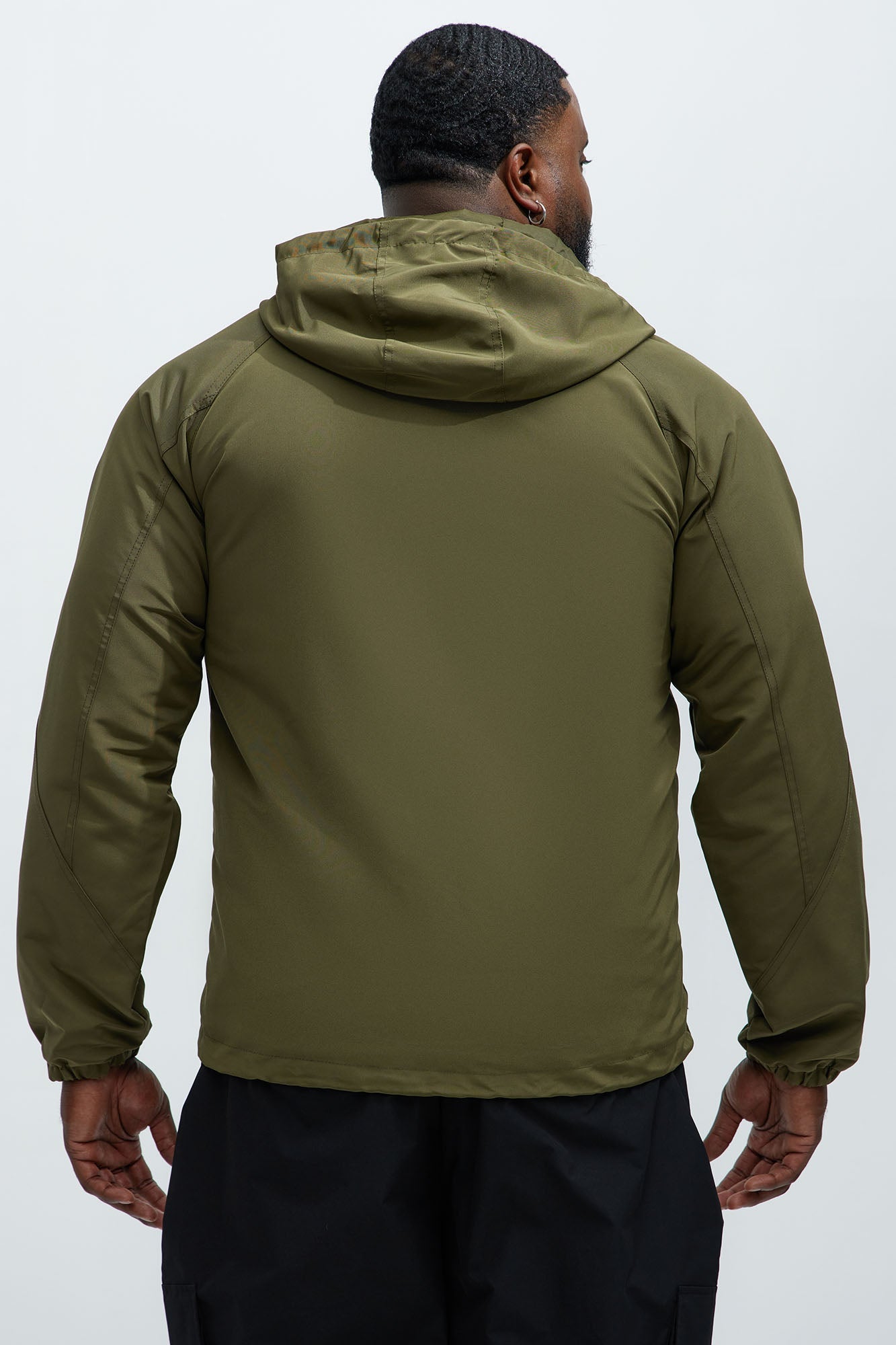 Go Wild Lightweight Anorak Jacket - Olive