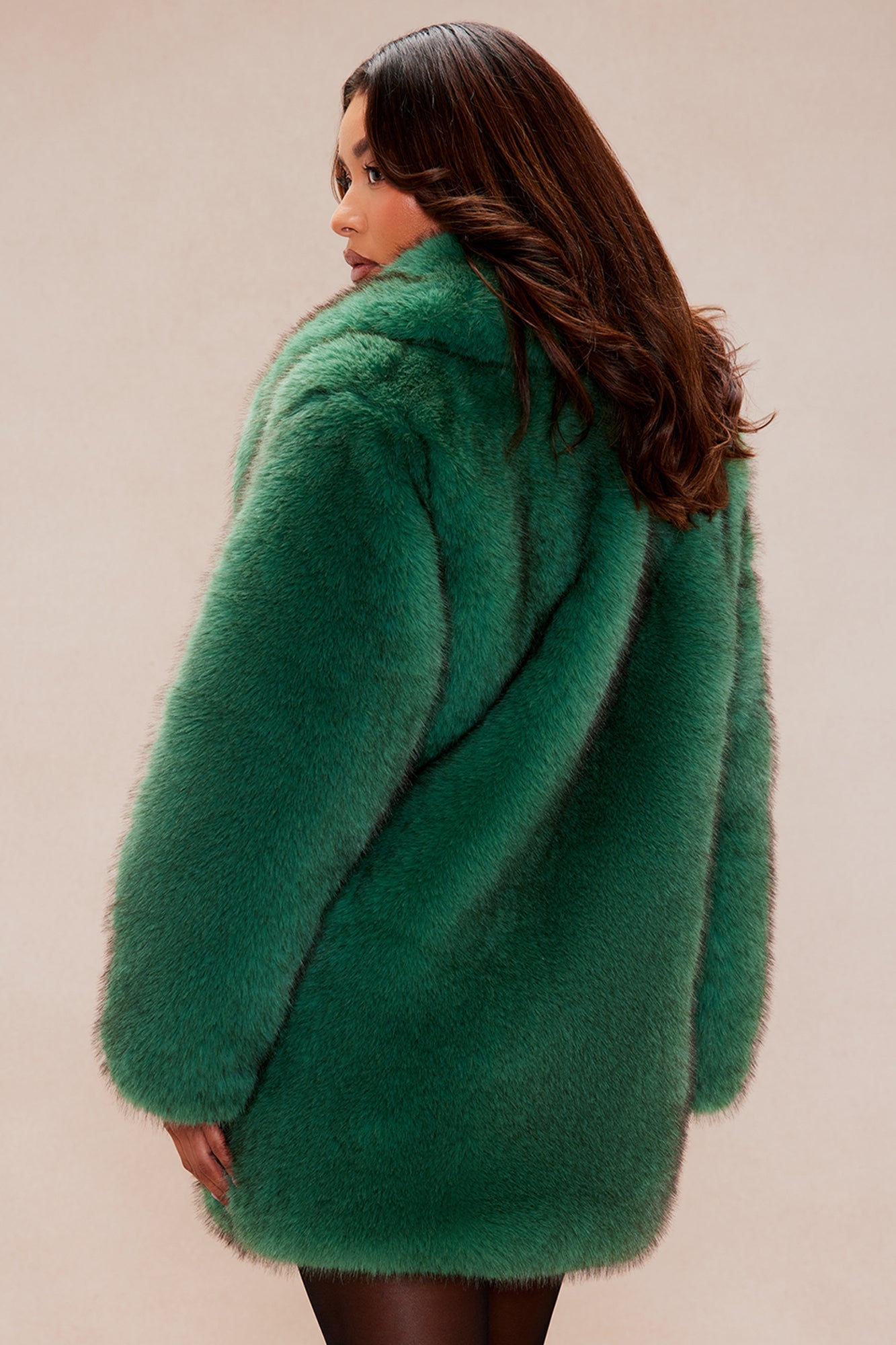 Tundra Faux Fur Jacket - Green