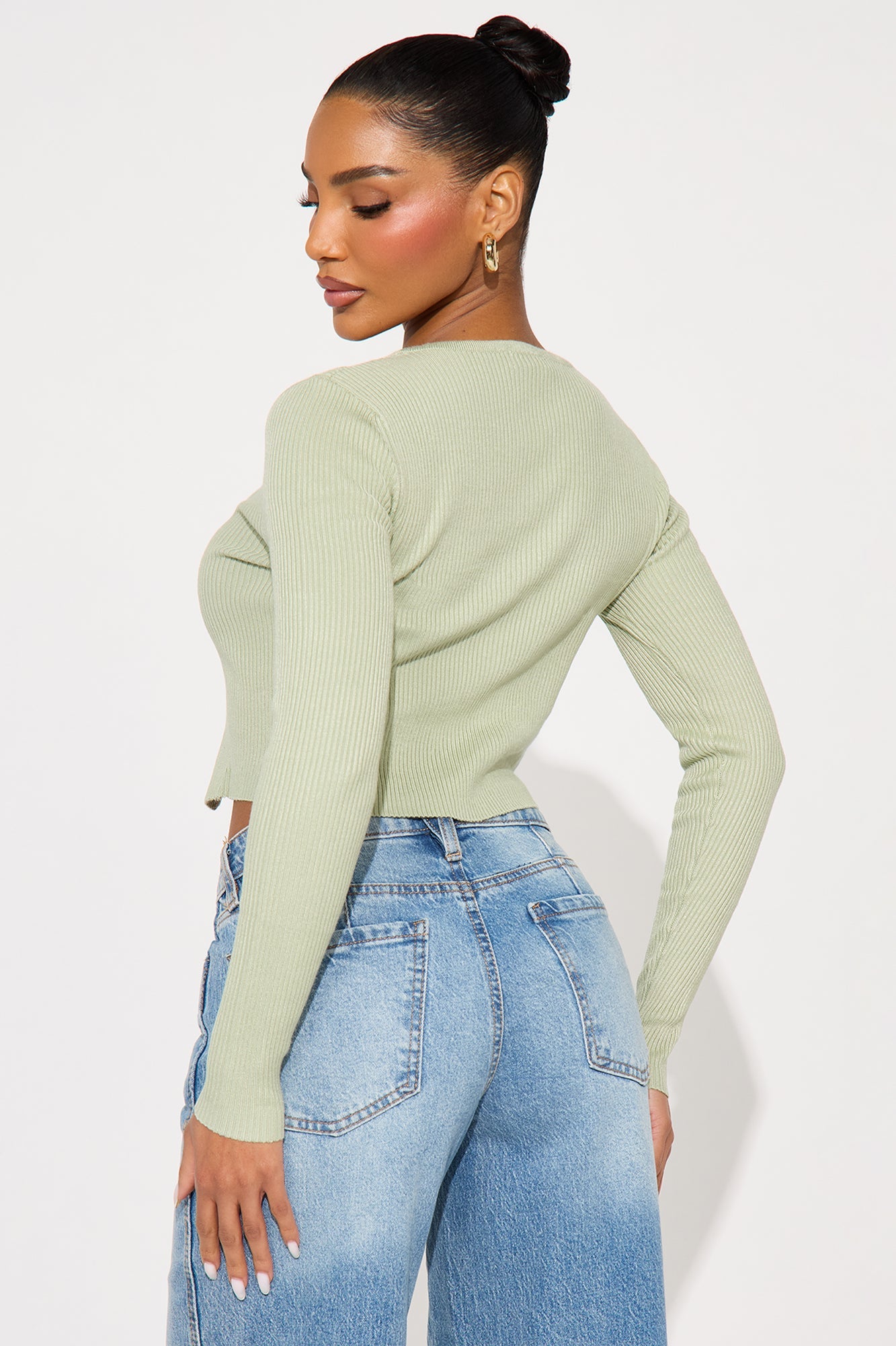 Early Sunsets Sweater Set - Sage
