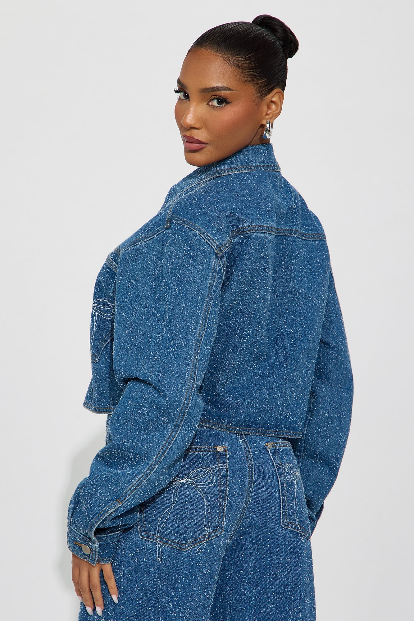 Just A Fling Denim Jacket - Medium Wash