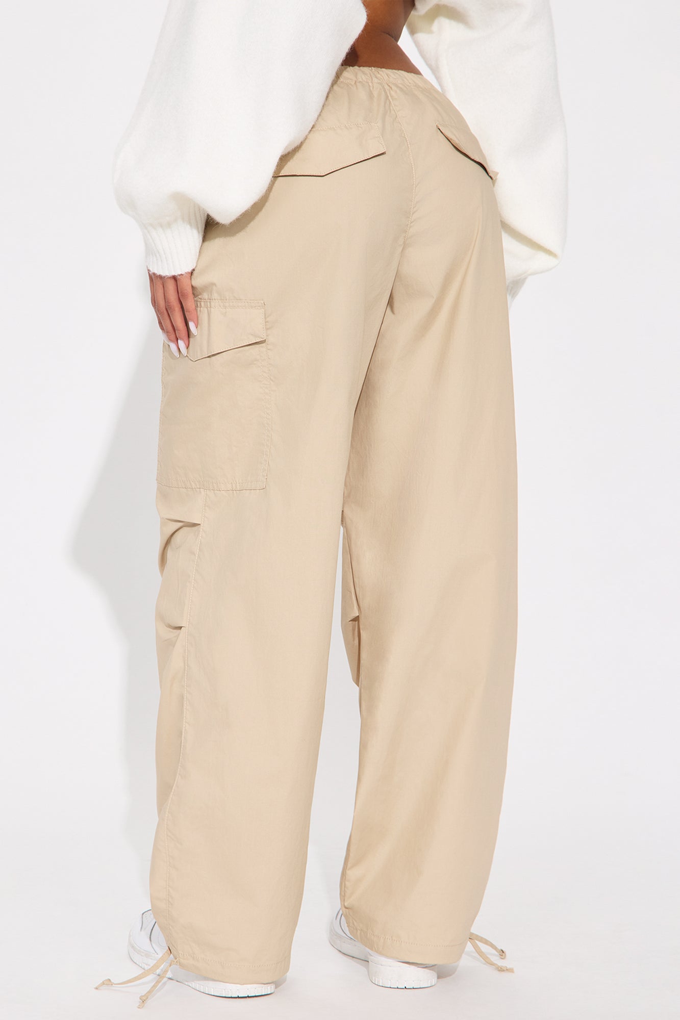 Street Smart Cargo Parachute Pant - Khaki