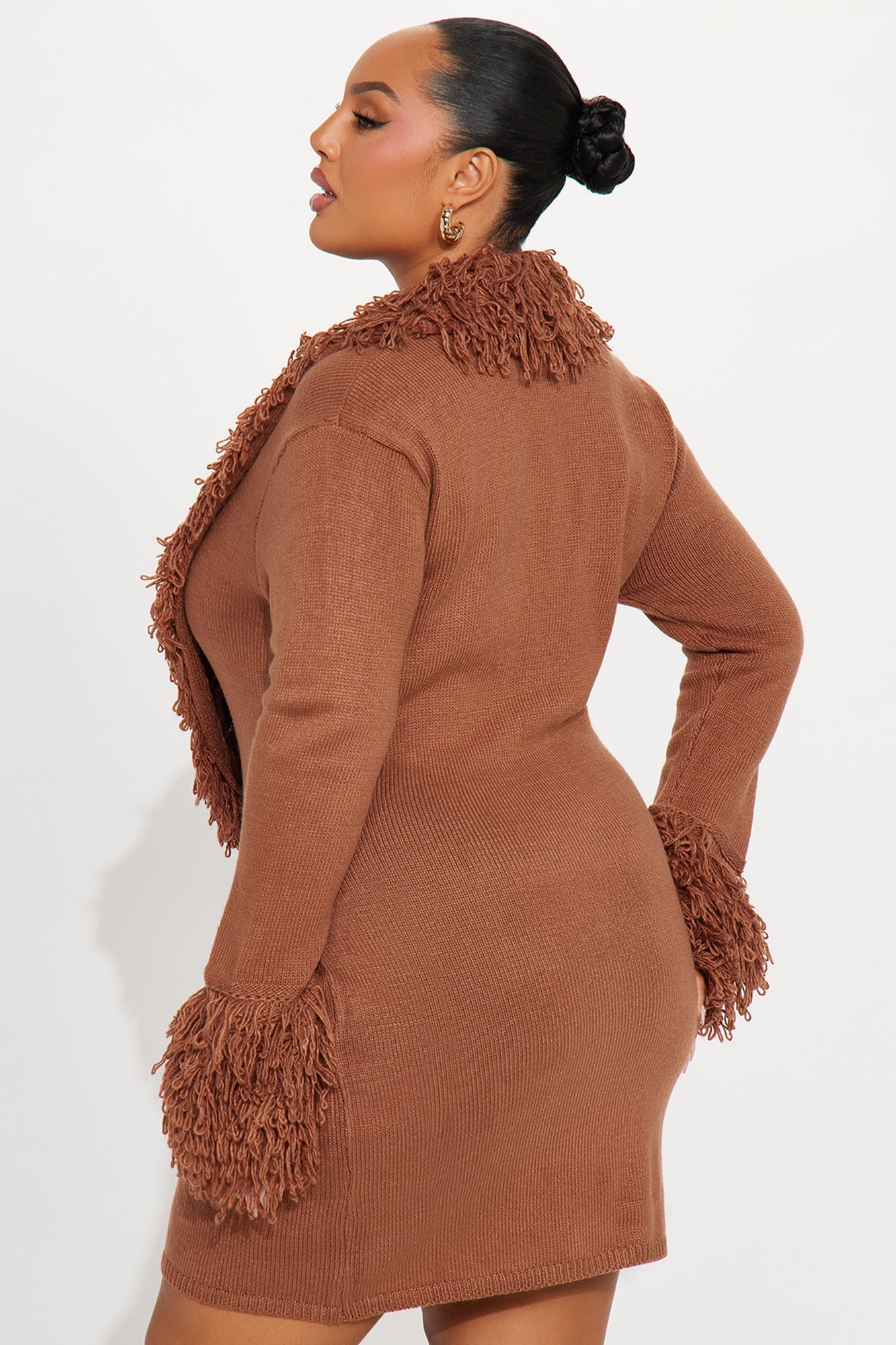 Chi Sweater Mini Dress - Mocha