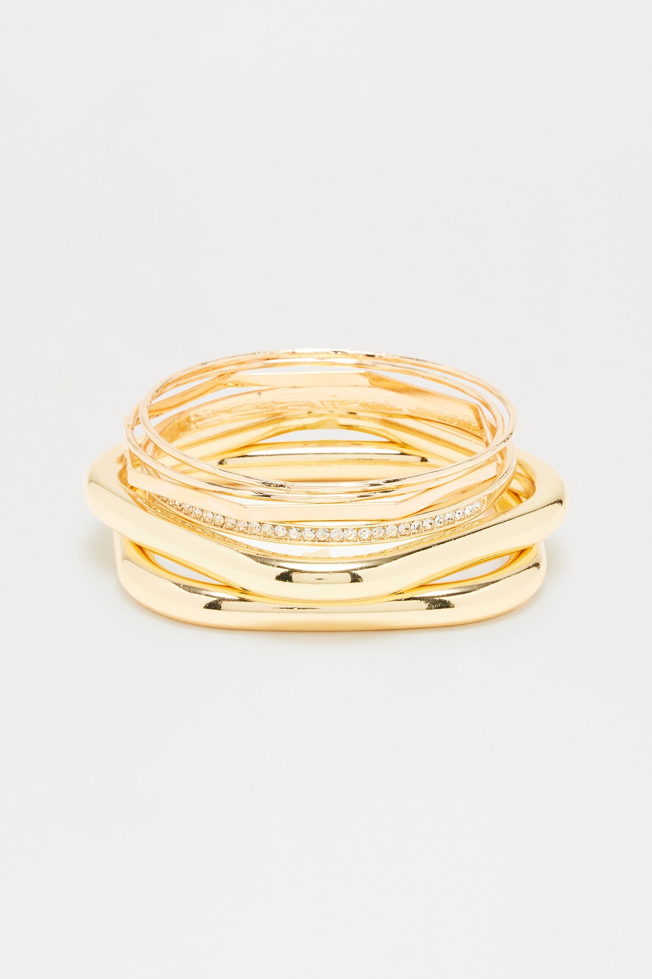 Emmy 6 Piece Multi Bracelet Set - Gold